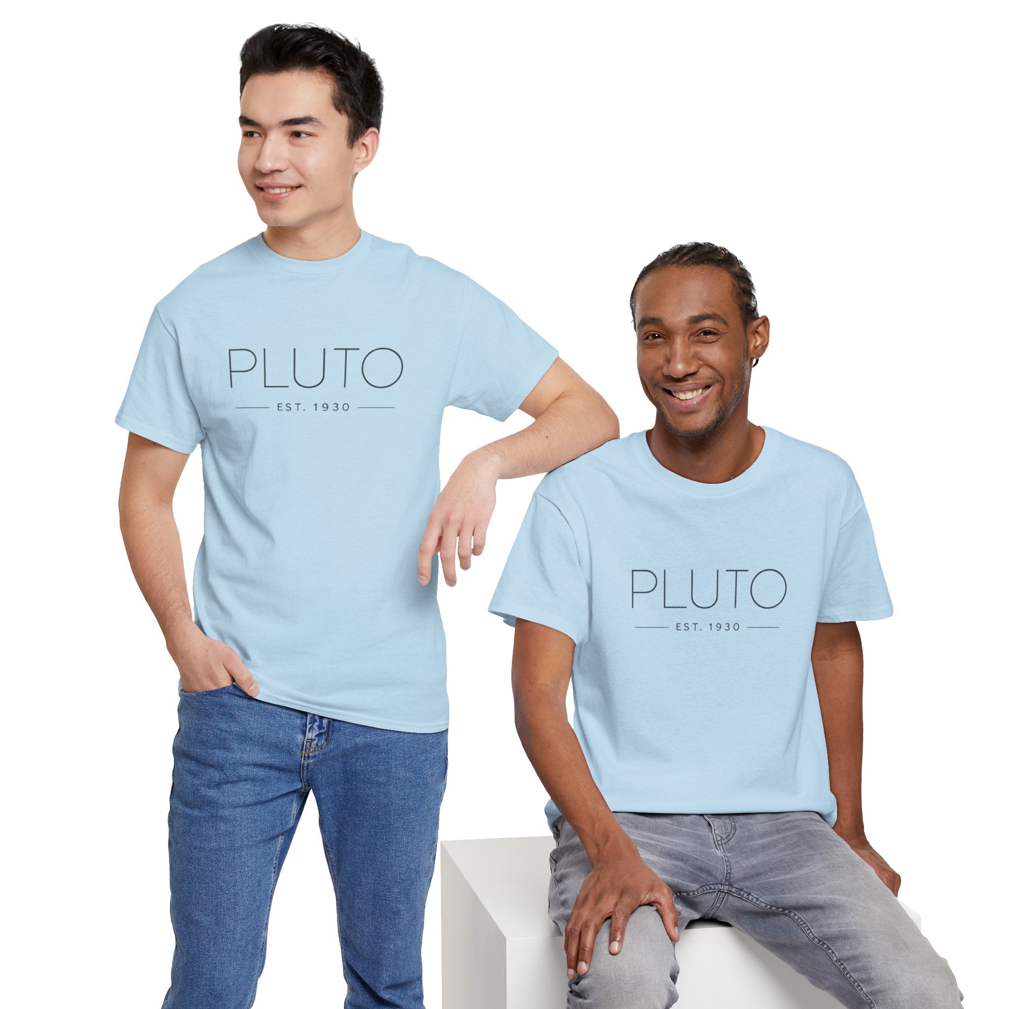 Pluto Theme Park T-Shirt — Minimalist Graphic Tee