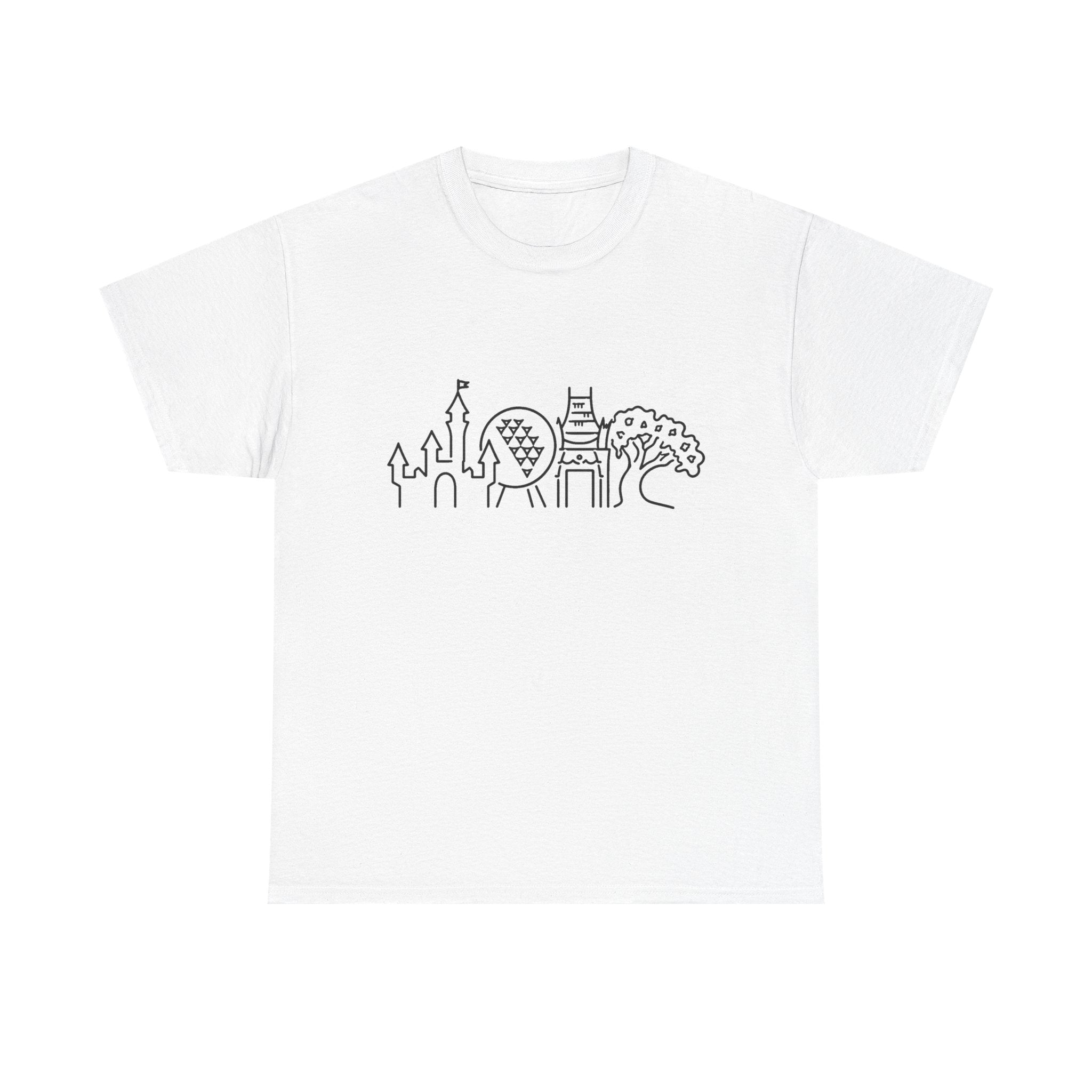 All Four Parks Theme T-Shirt — Park Hopping Tee