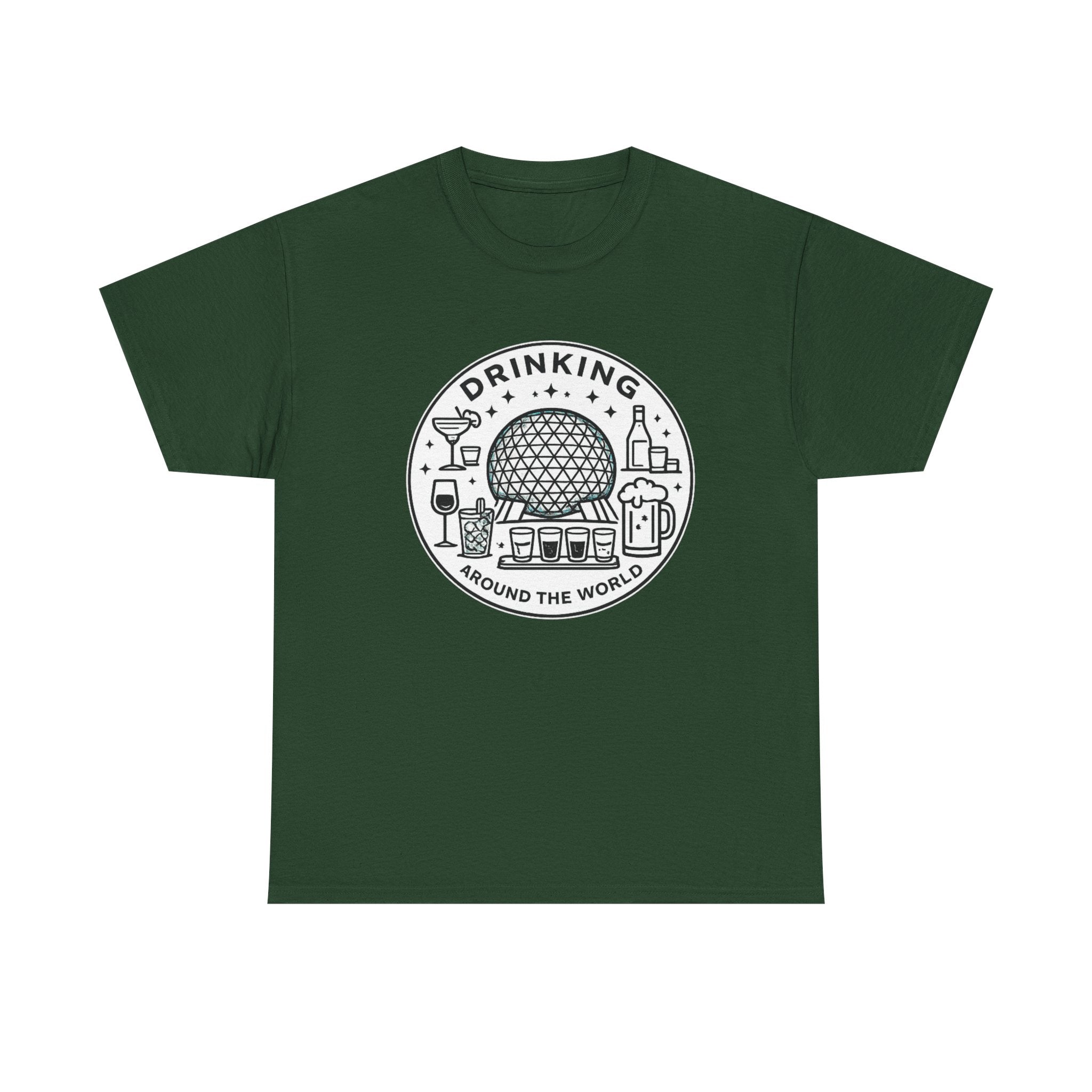 Drinking Around the World T-Shirt — World Traveler Graphic Tee