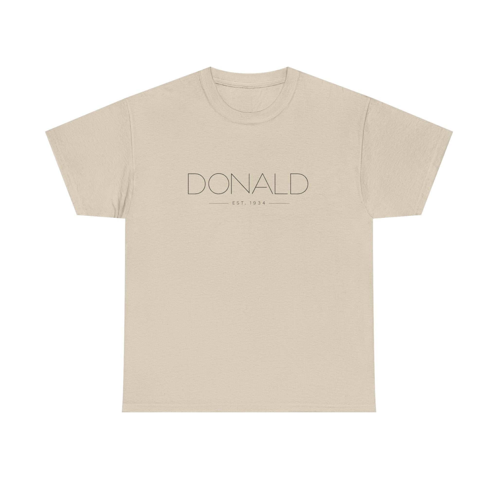 Minimalist Donald Theme Park T-Shirt — Retro Donald Duck Design