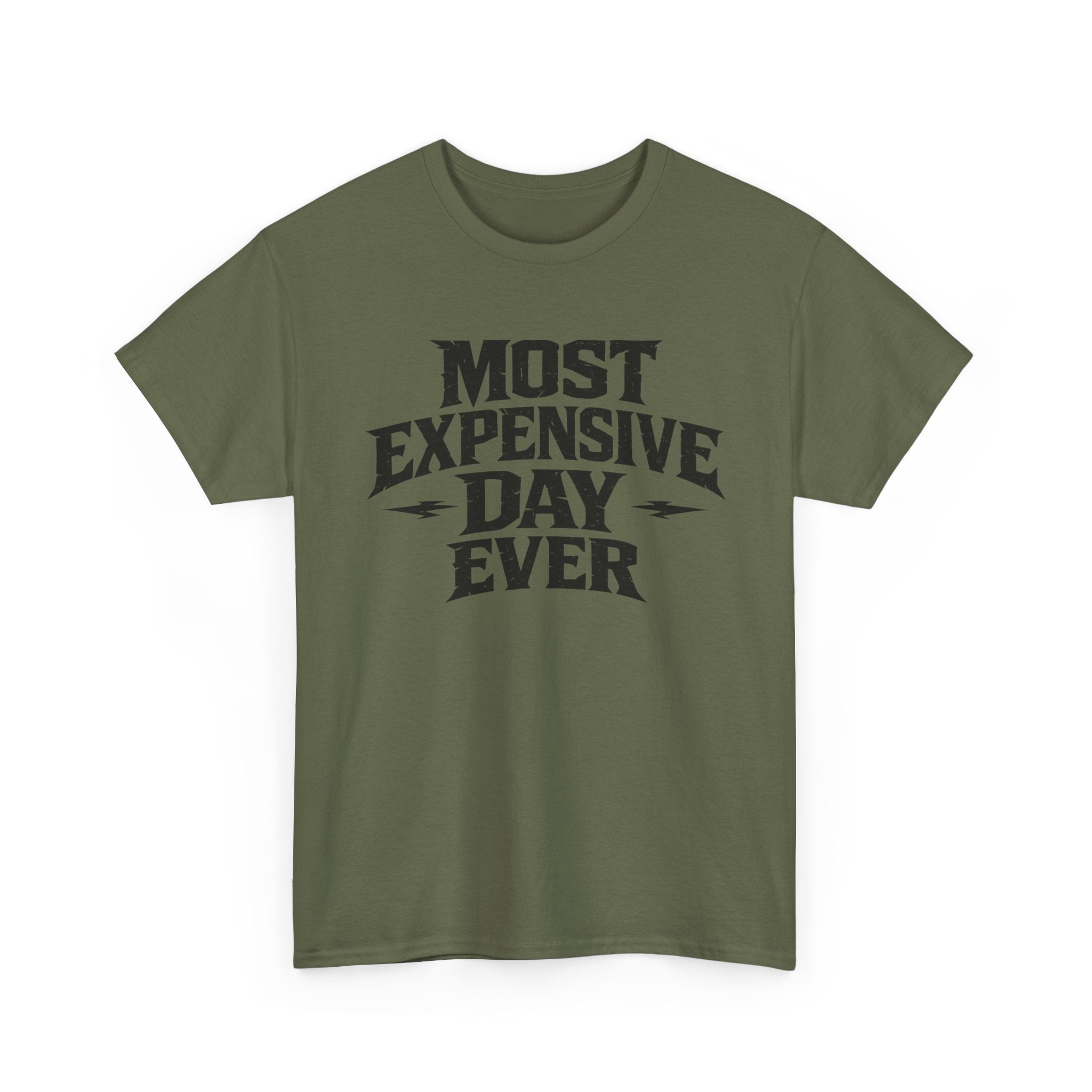 Theme Park Tee — "Most Expensive Day Ever" Graphic Shirt
