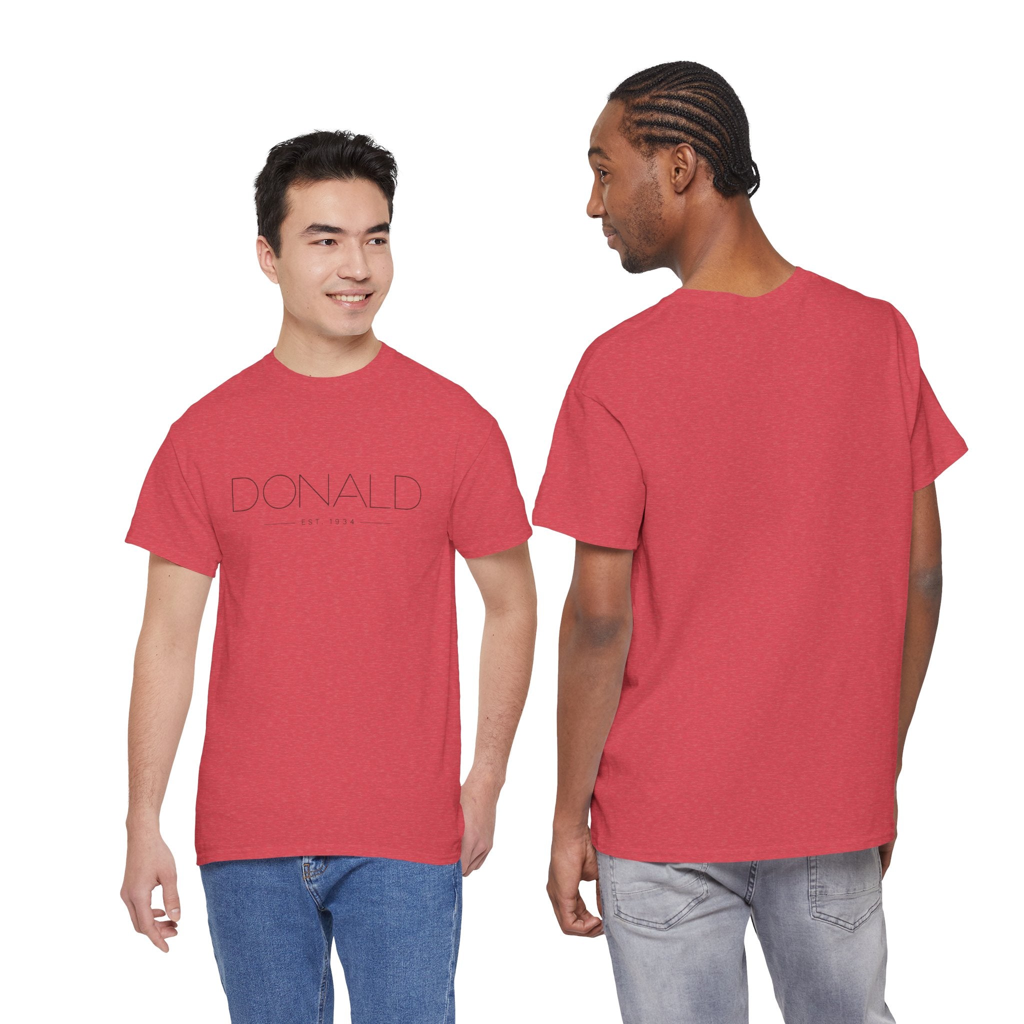Minimalist Donald Theme Park T-Shirt — Retro Donald Duck Design
