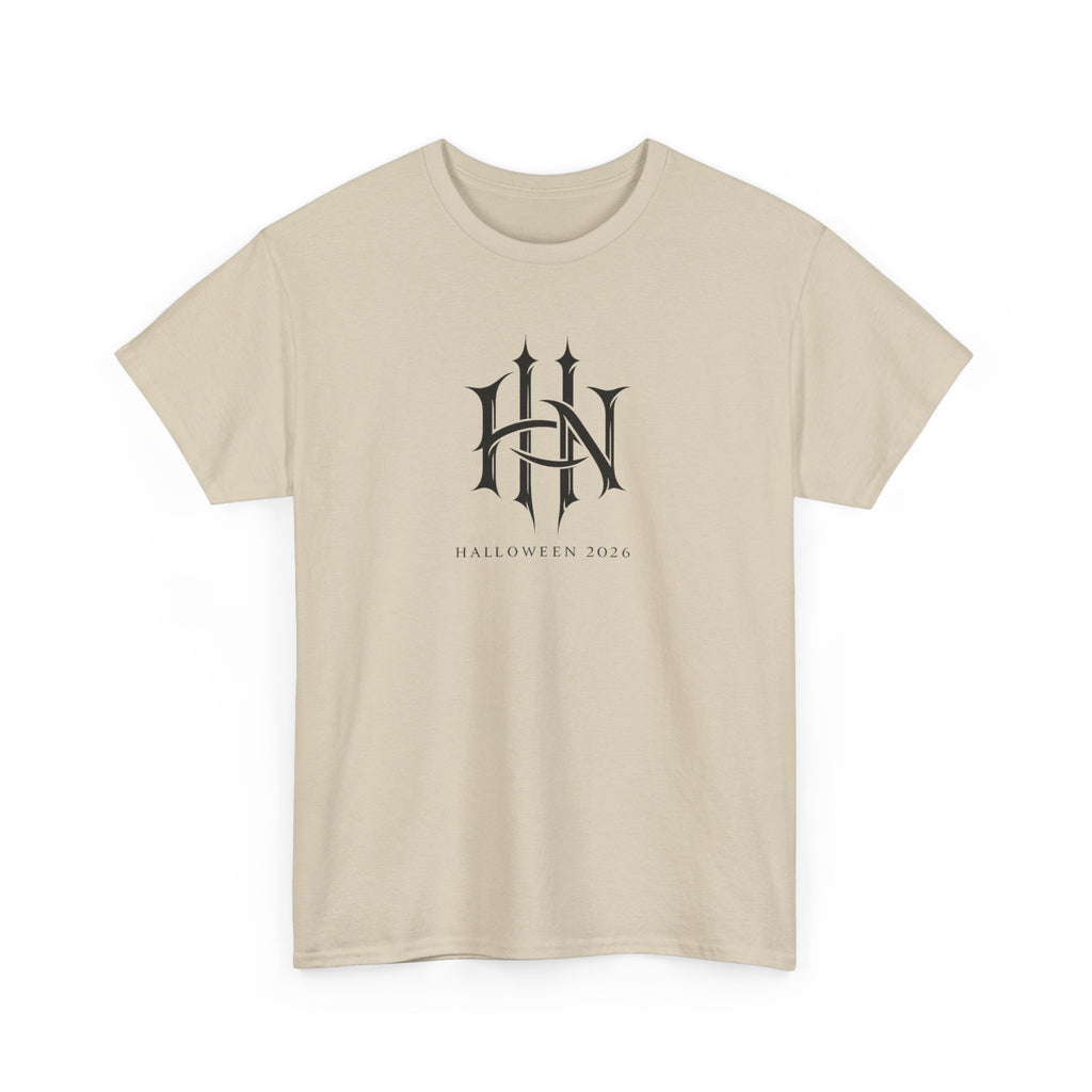 Horror Nights Tee — Gothic Emblem T-Shirt for Universal Studios Halloween Event