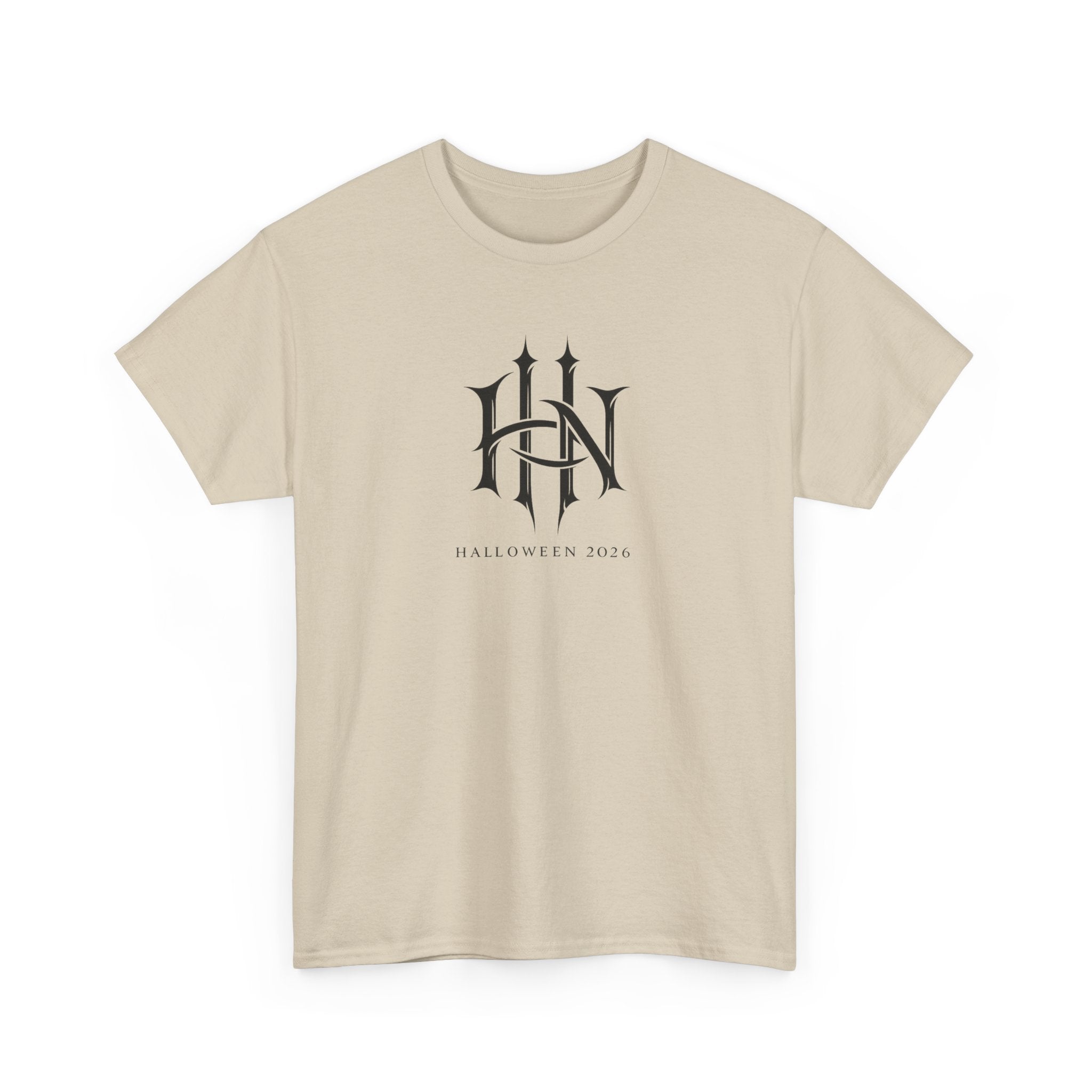 Horror Nights Tee — Gothic Emblem T-Shirt for Universal Studios Halloween Event