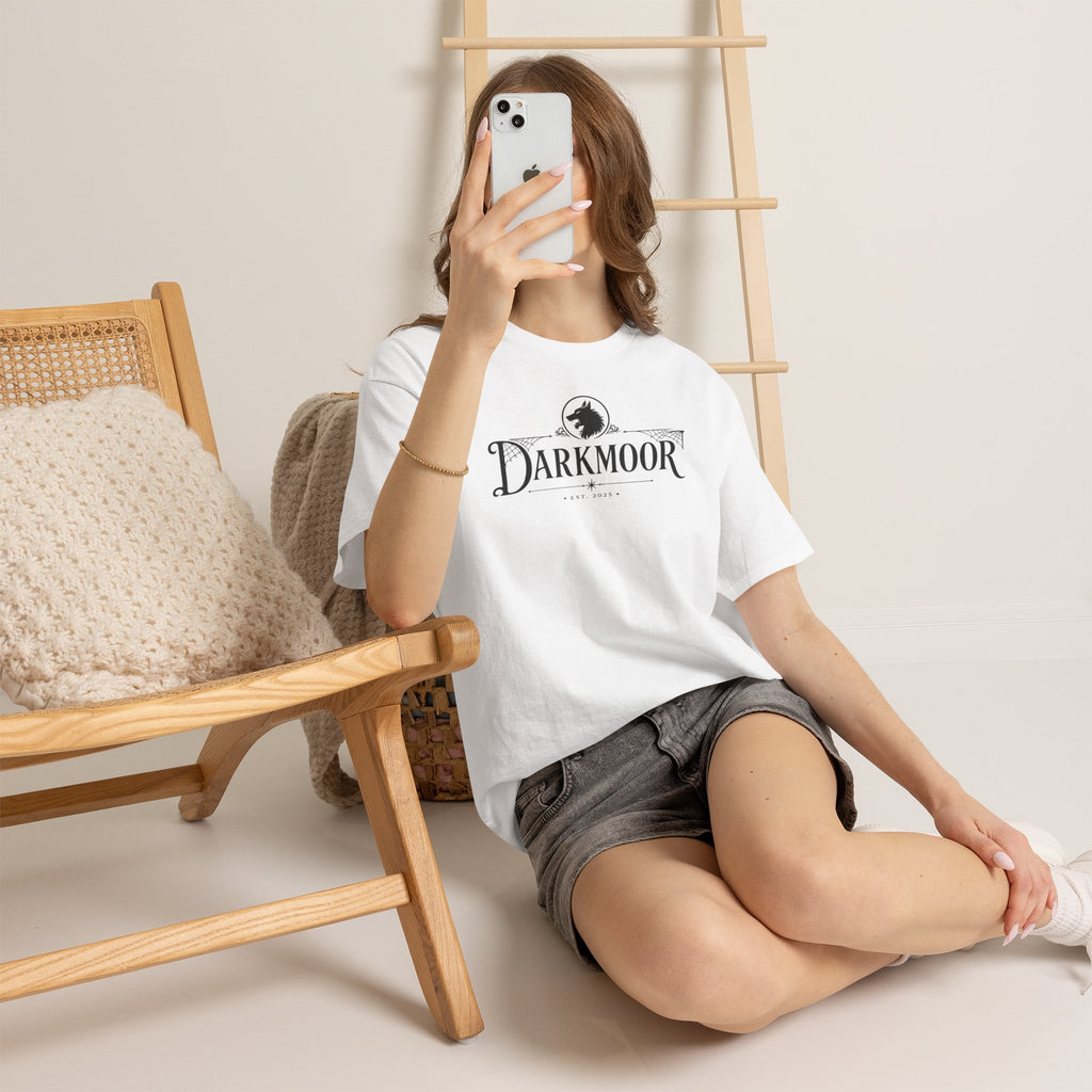 Darkmore Theme Park T‑Shirt — Vintage Haunted Amusement Tee