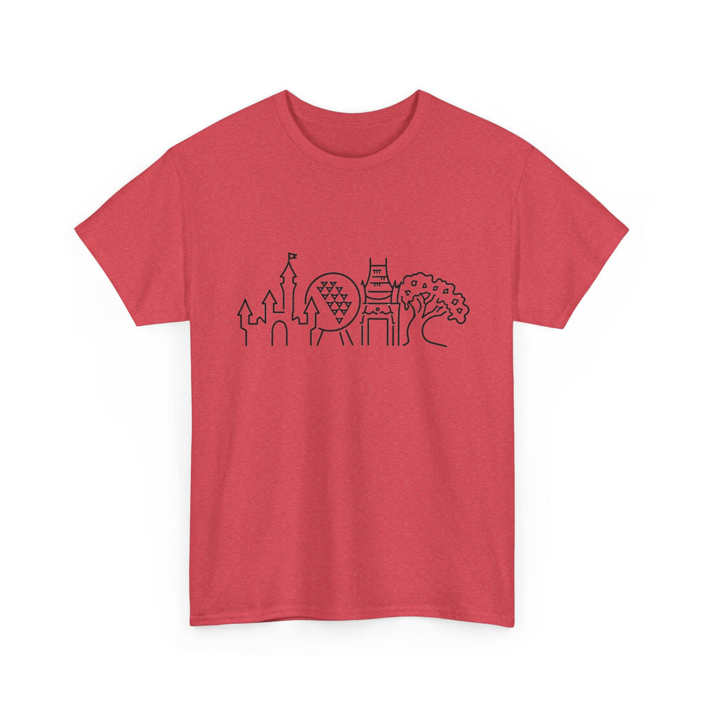 All Four Parks Theme T-Shirt — Park Hopping Tee