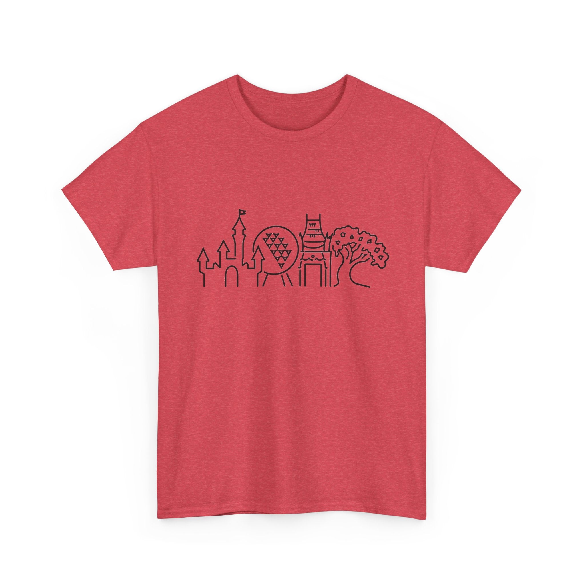 All Four Parks Theme T-Shirt — Park Hopping Tee