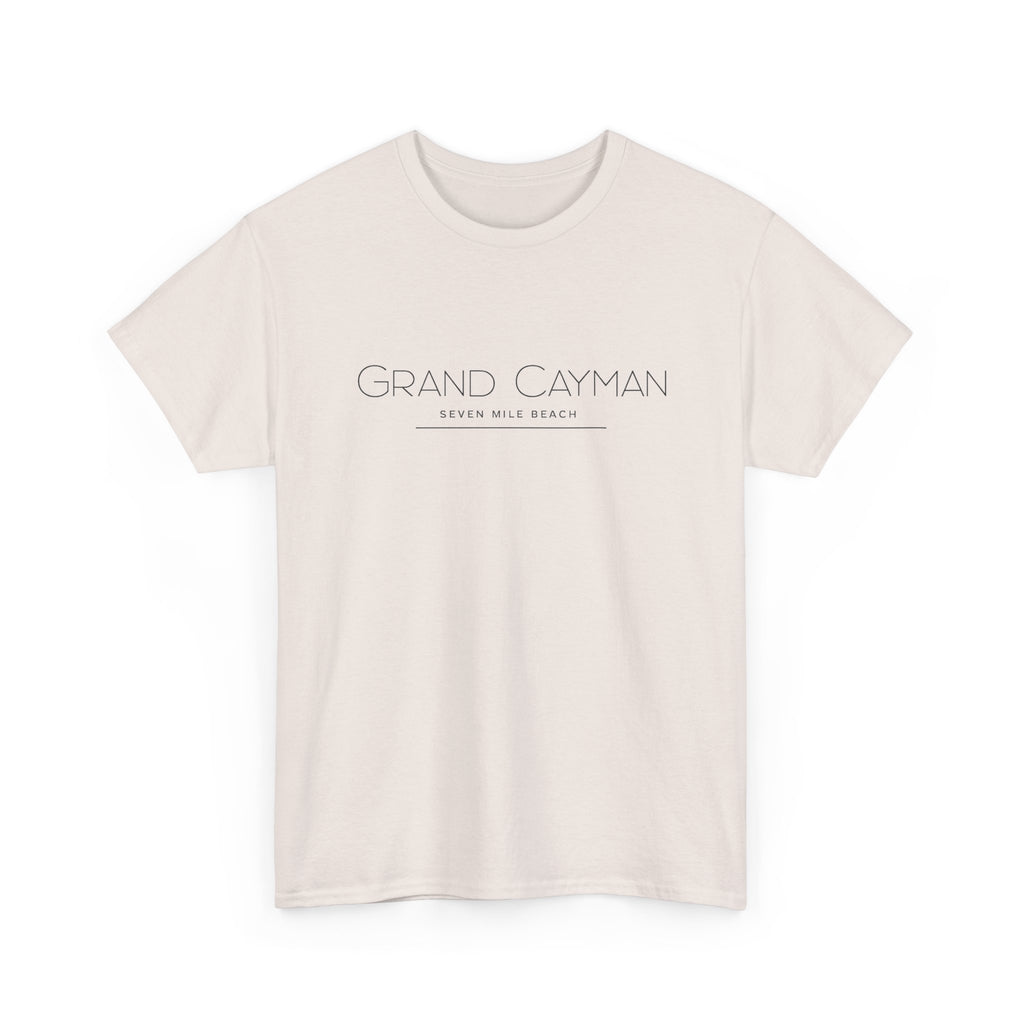 Grand Cayman Minimalist Logo Tee — Island Resort Vacation T‑Shirt