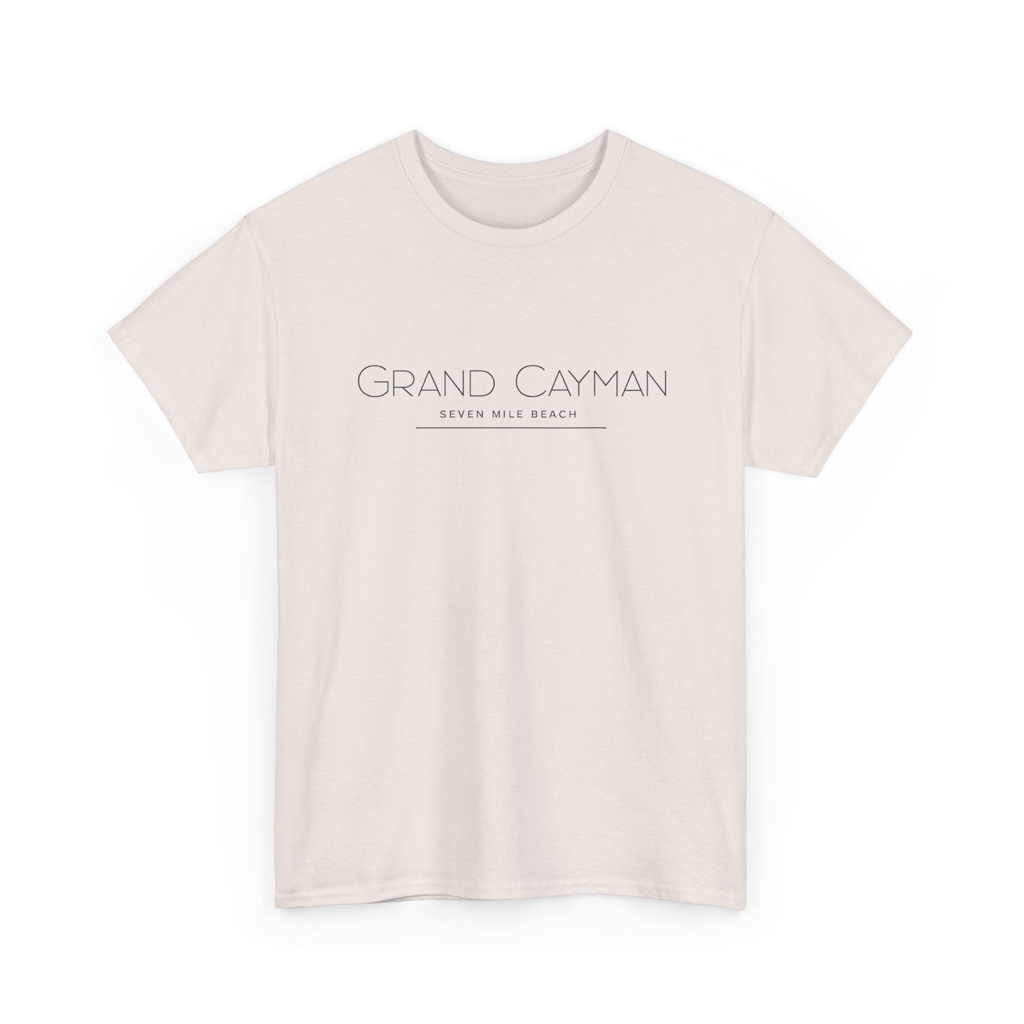 Grand Cayman Minimalist Logo Tee — Island Resort Vacation T‑Shirt