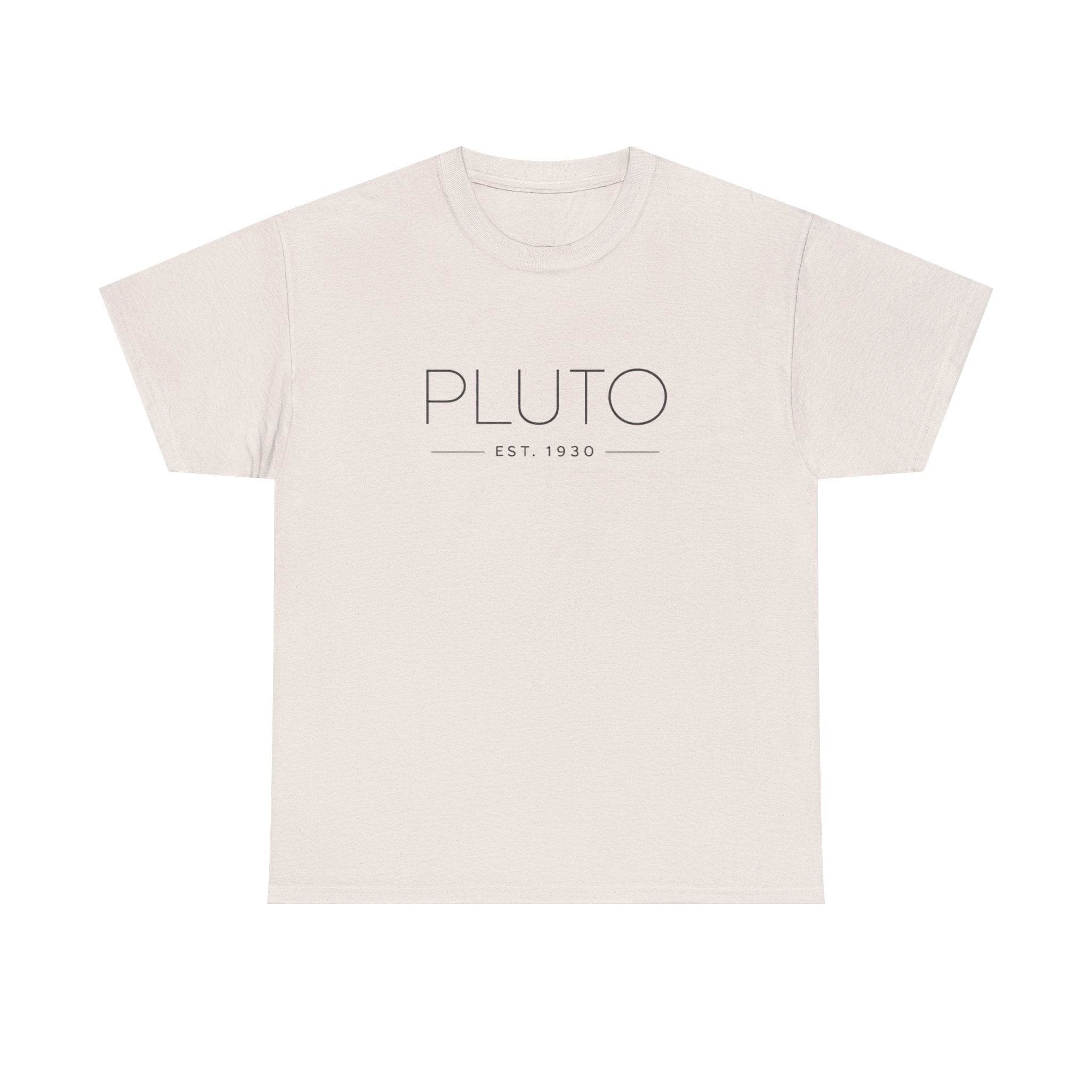 Pluto Theme Park T-Shirt — Minimalist Graphic Tee