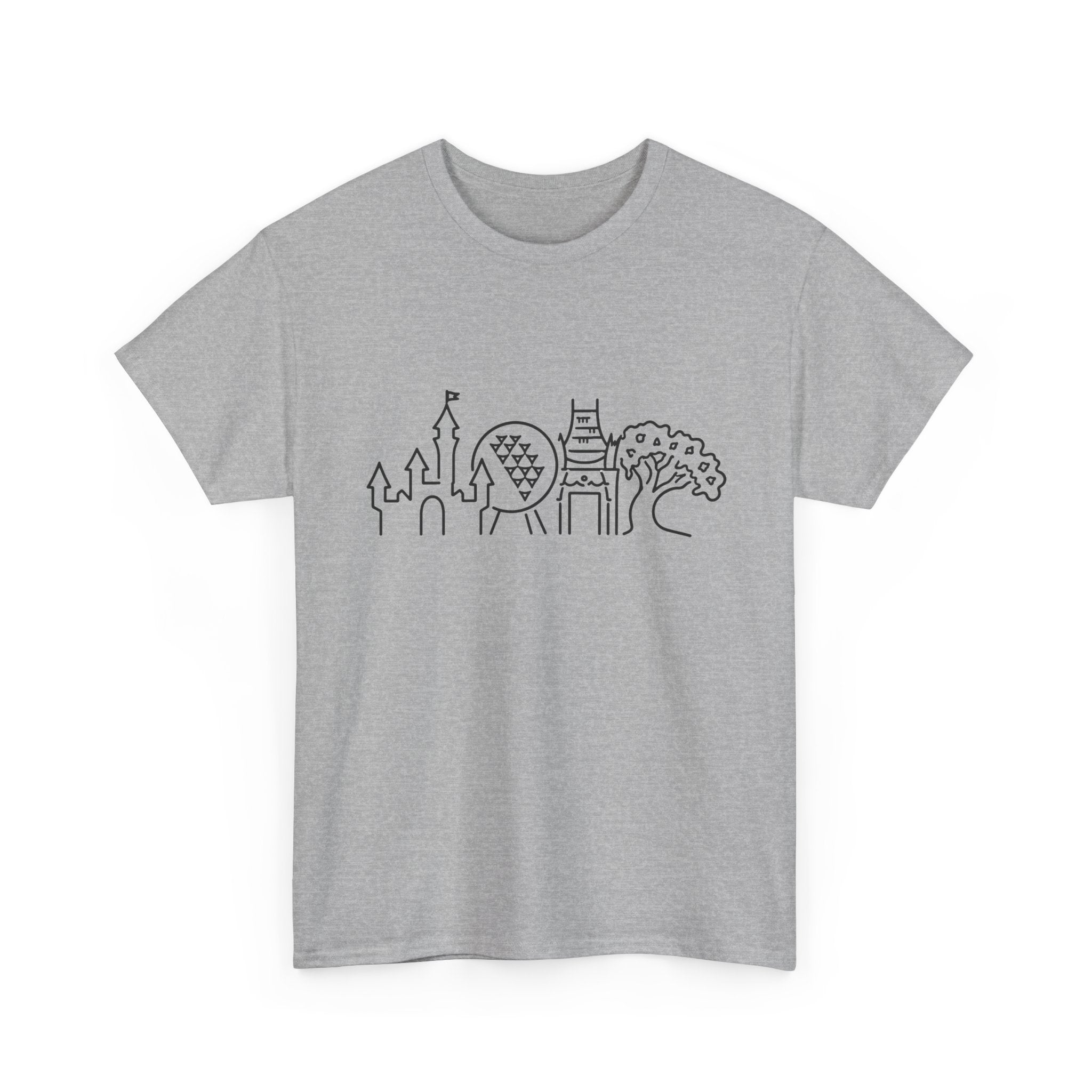 All Four Parks Theme T-Shirt — Park Hopping Tee