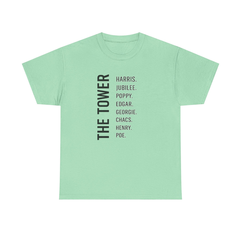 Tower of London Raven Names T-Shirt