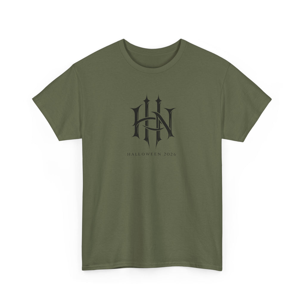 Horror Nights Tee — Gothic Emblem T-Shirt for Universal Studios Halloween Event