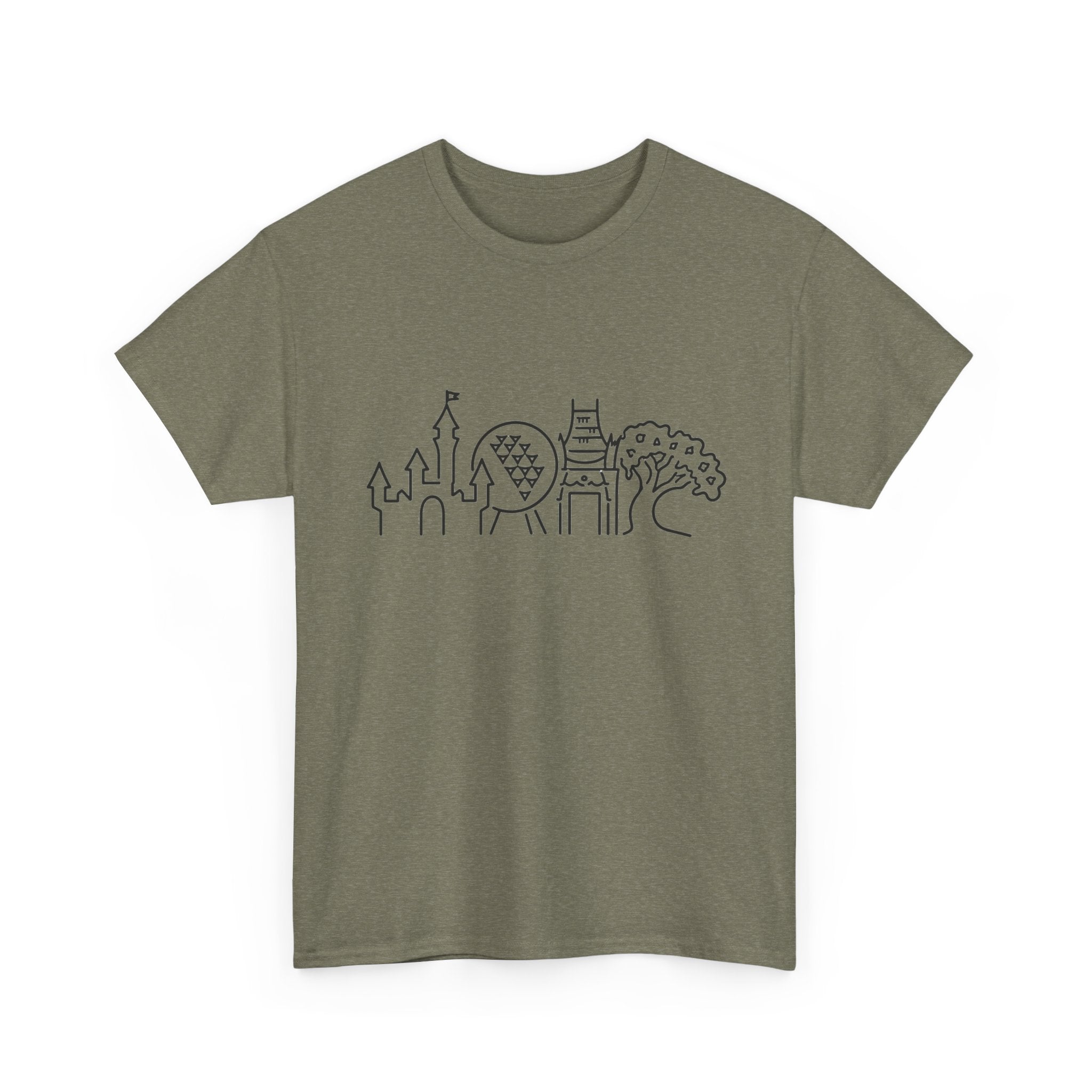 All Four Parks Theme T-Shirt — Park Hopping Tee