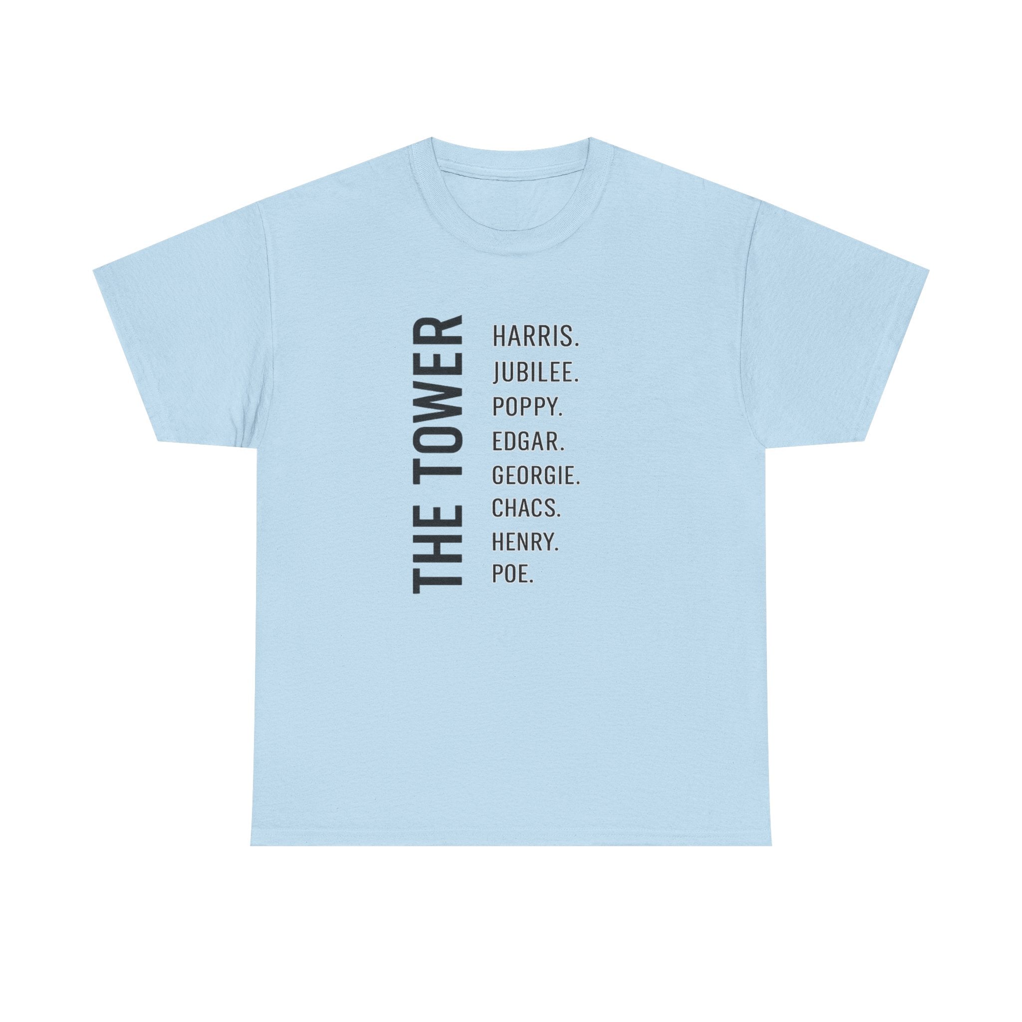Tower of London Raven Names T-Shirt