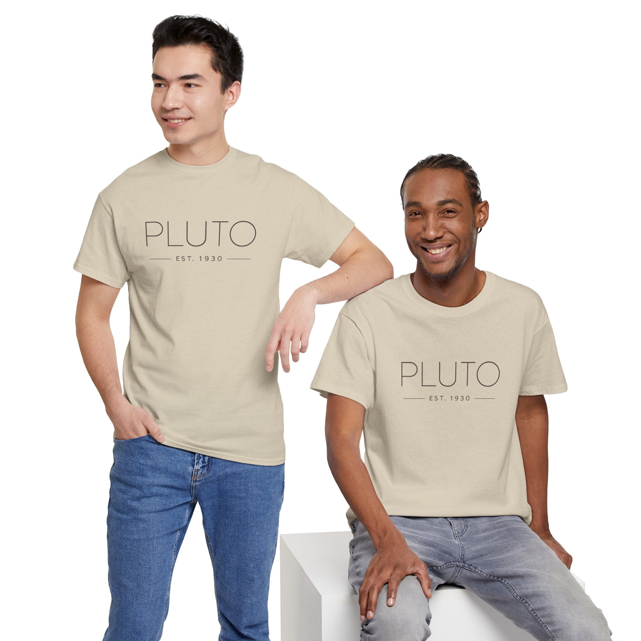 Pluto Theme Park T-Shirt — Minimalist Graphic Tee