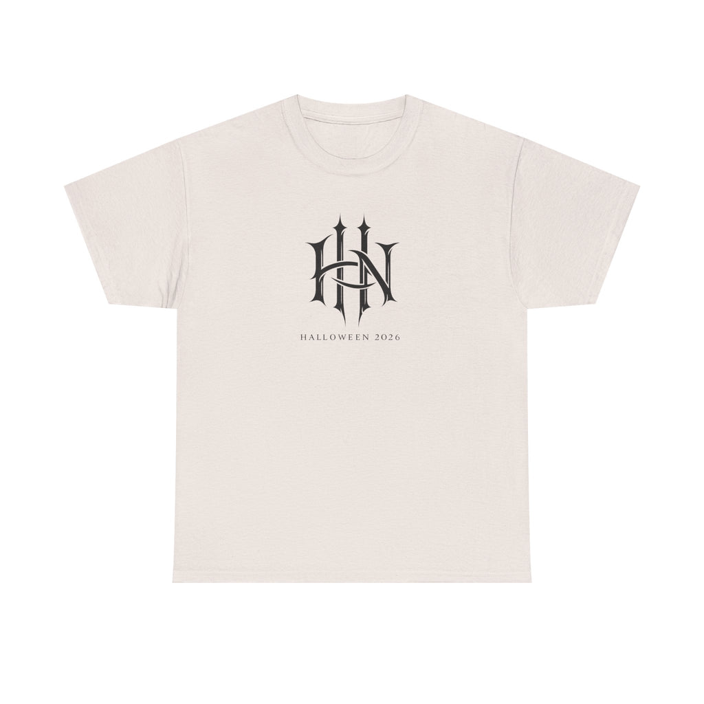 Horror Nights Tee — Gothic Emblem T-Shirt for Universal Studios Halloween Event