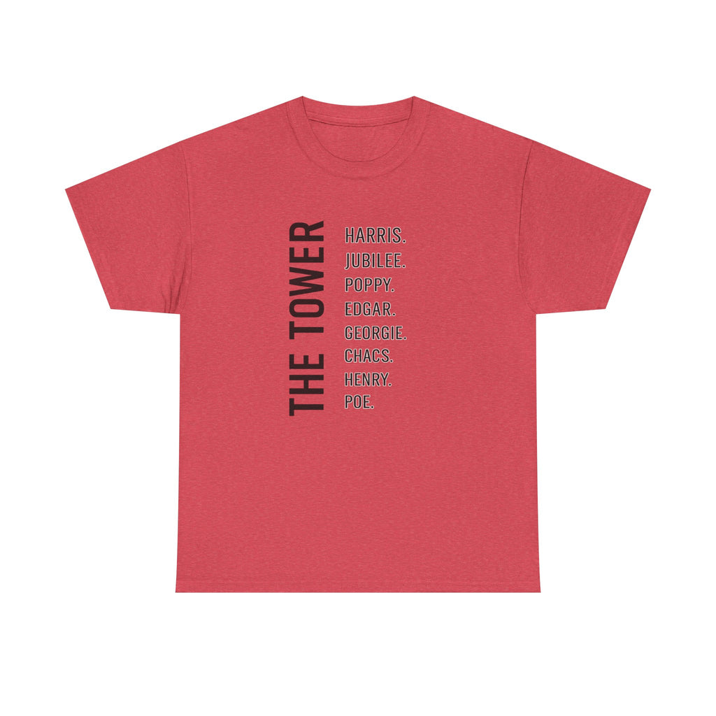 Tower of London Raven Names T-Shirt