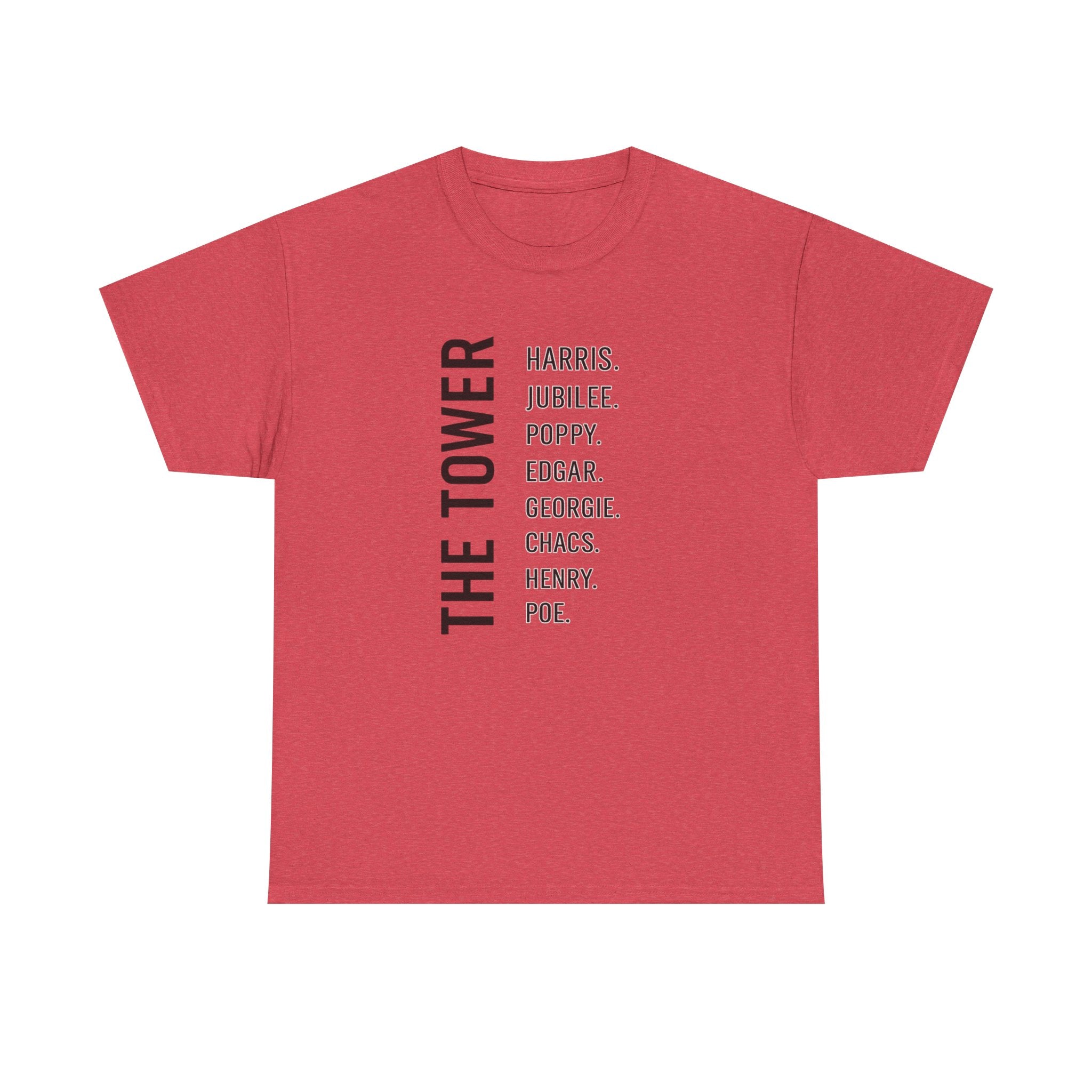 Tower of London Raven Names T-Shirt