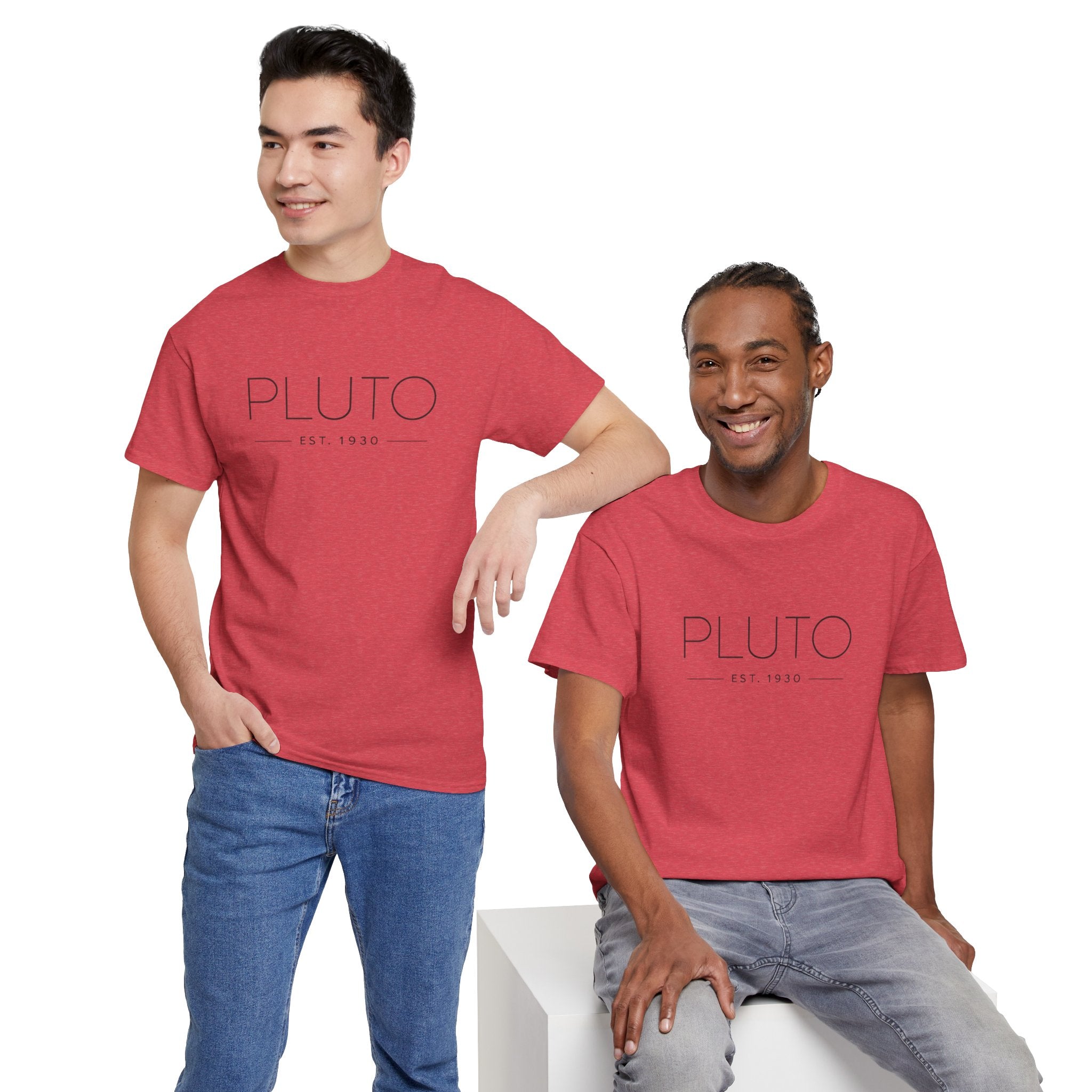 Pluto Theme Park T-Shirt — Minimalist Graphic Tee