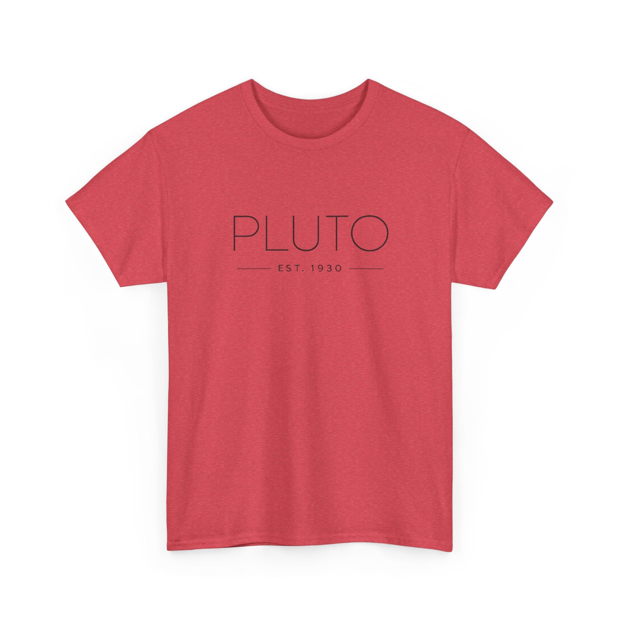 Pluto Theme Park T-Shirt — Minimalist Graphic Tee