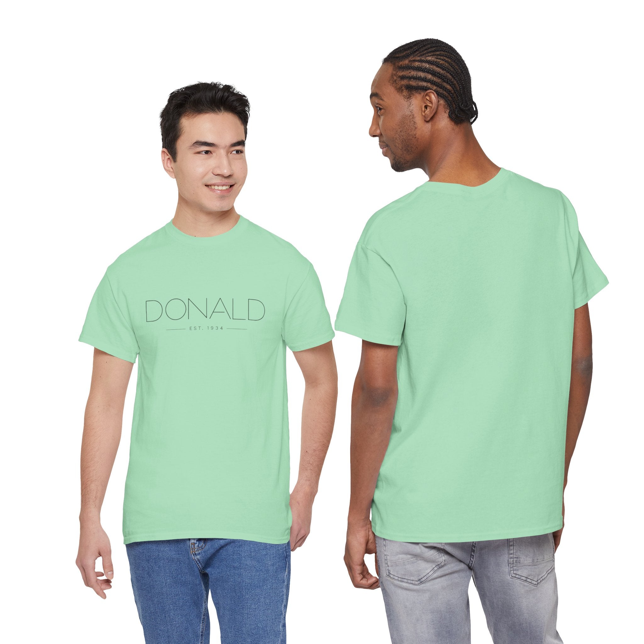 Minimalist Donald Theme Park T-Shirt — Retro Donald Duck Design