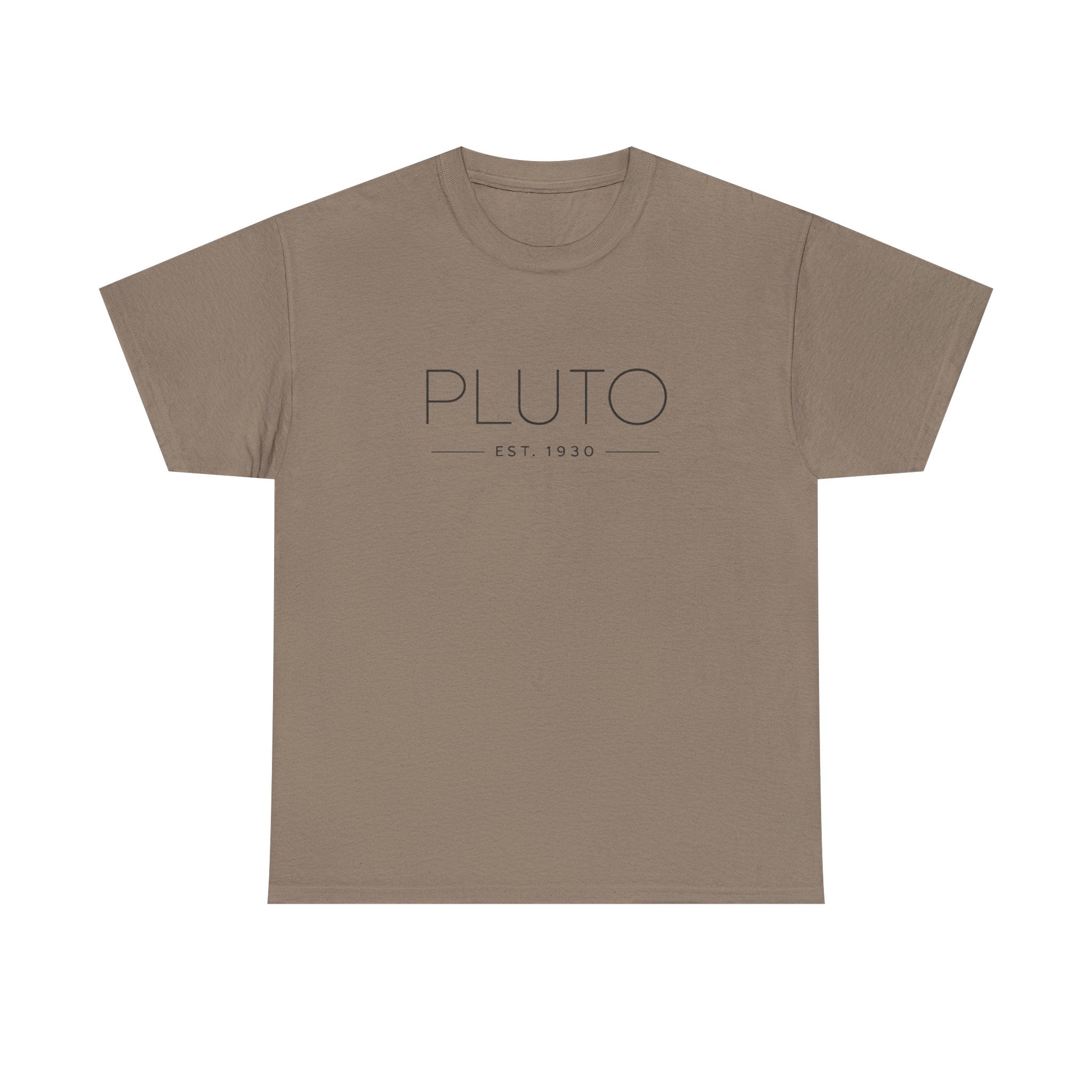 Pluto Theme Park T-Shirt — Minimalist Graphic Tee