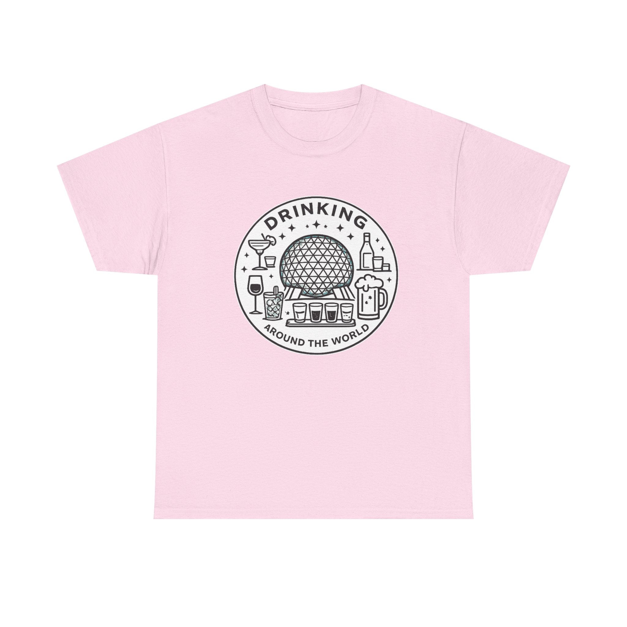 Drinking Around the World T-Shirt — World Traveler Graphic Tee