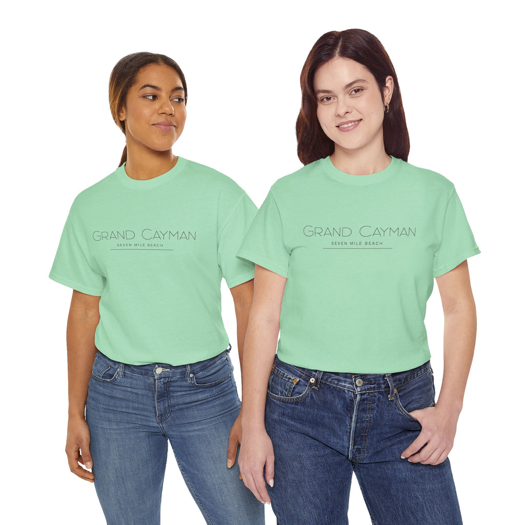 Grand Cayman Minimalist Logo Tee — Island Resort Vacation T‑Shirt