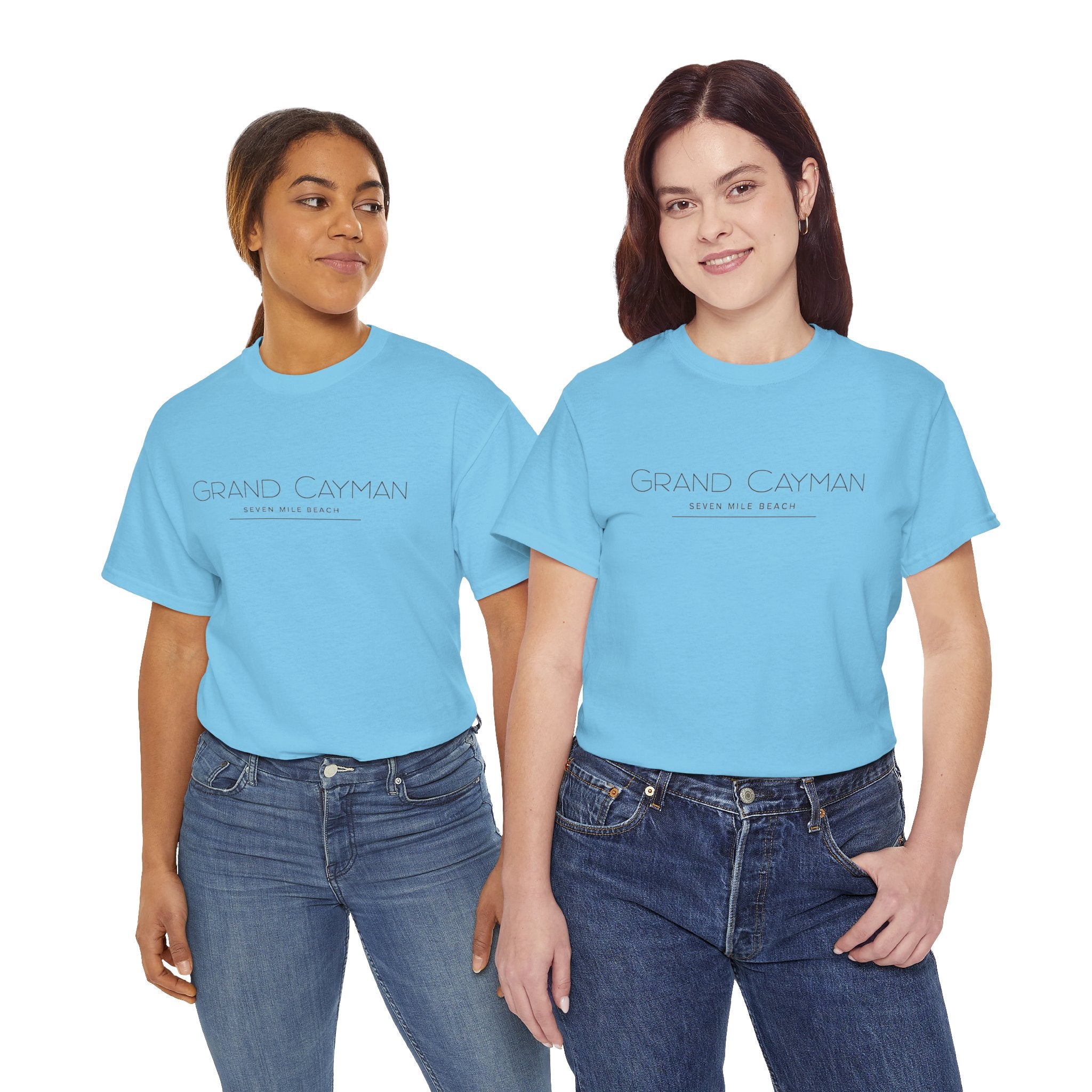Grand Cayman Minimalist Logo Tee — Island Resort Vacation T‑Shirt