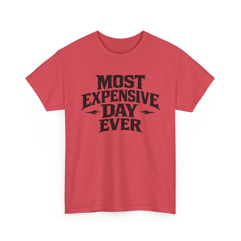 Theme Park Tee — "Most Expensive Day Ever" Graphic Shirt