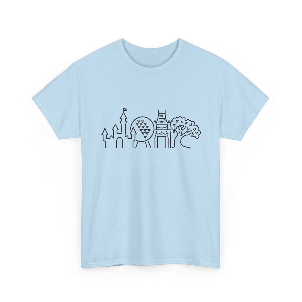 All Four Parks Theme T-Shirt — Park Hopping Tee