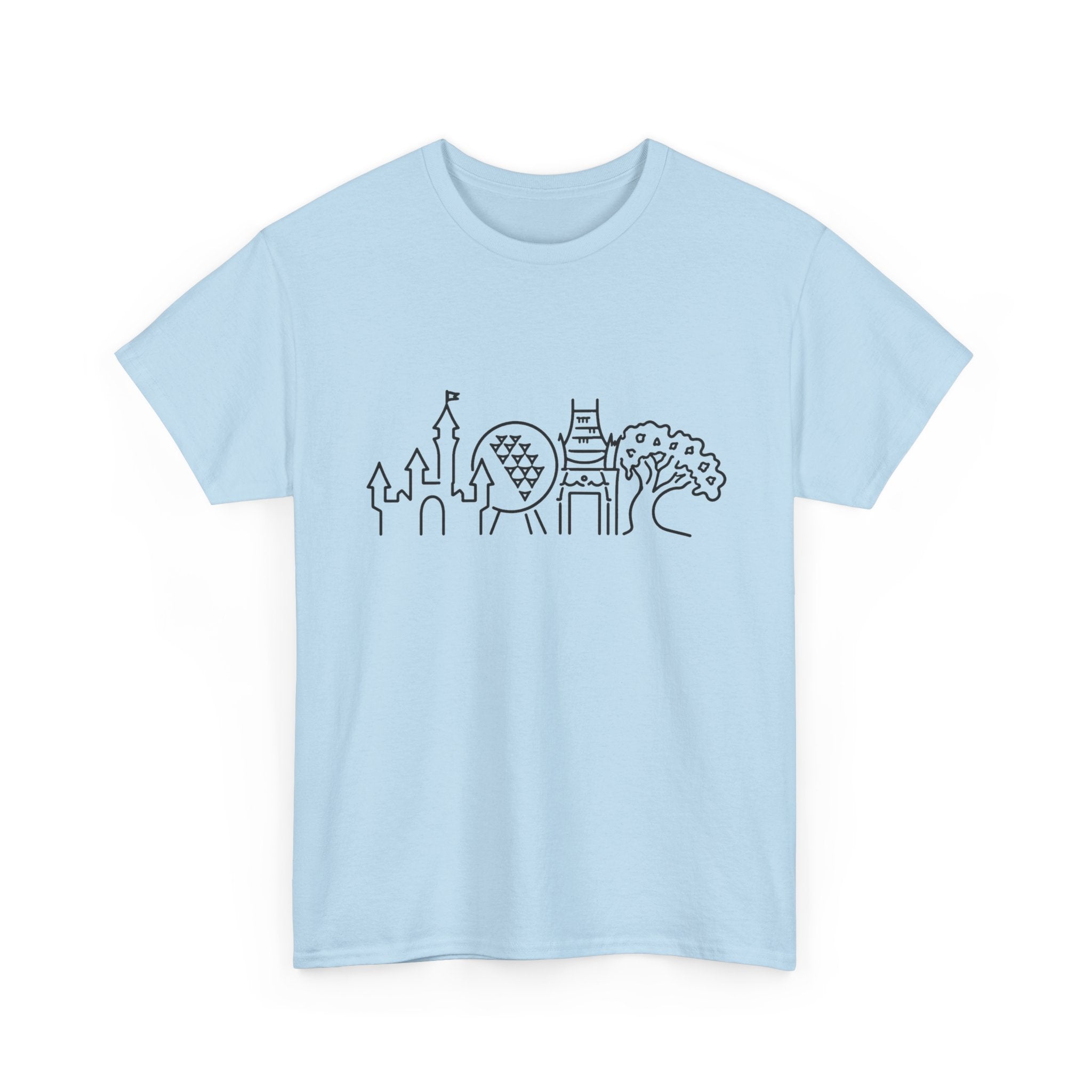 All Four Parks Theme T-Shirt — Park Hopping Tee
