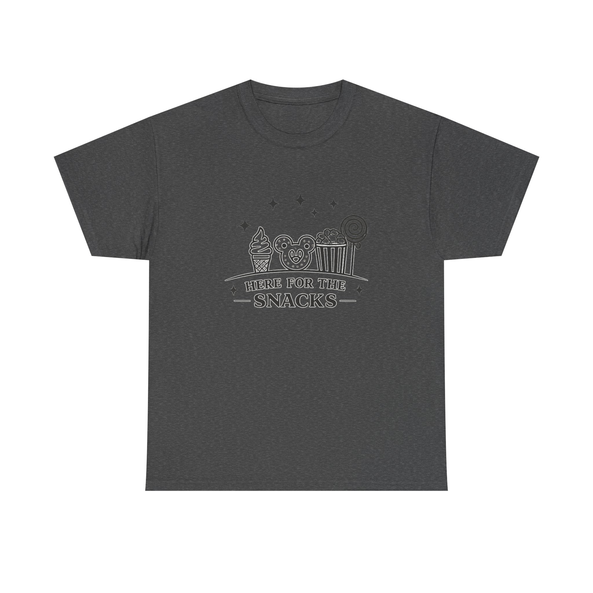 “Here for the Snacks” Theme Park T-Shirt