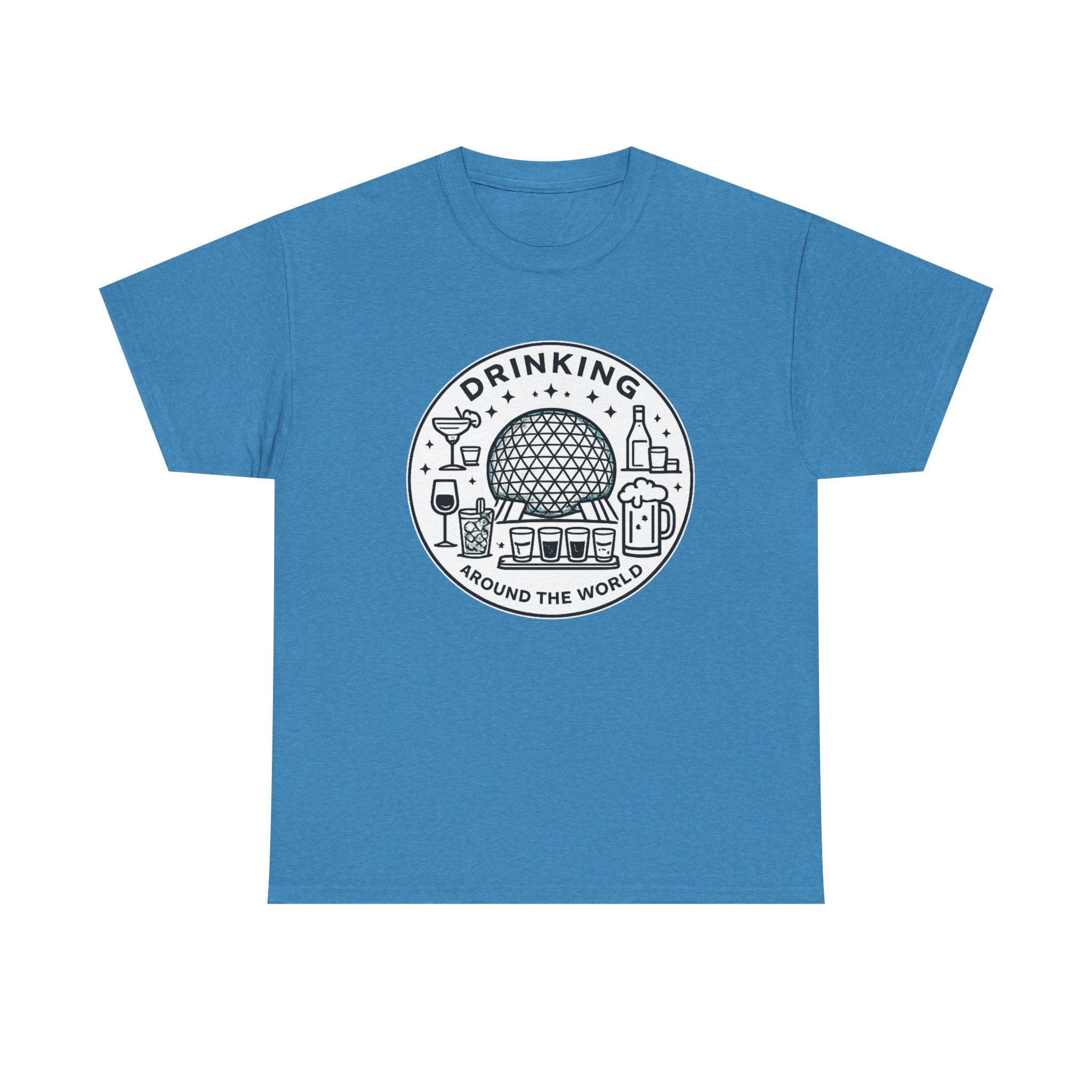 Drinking Around the World T-Shirt — World Traveler Graphic Tee