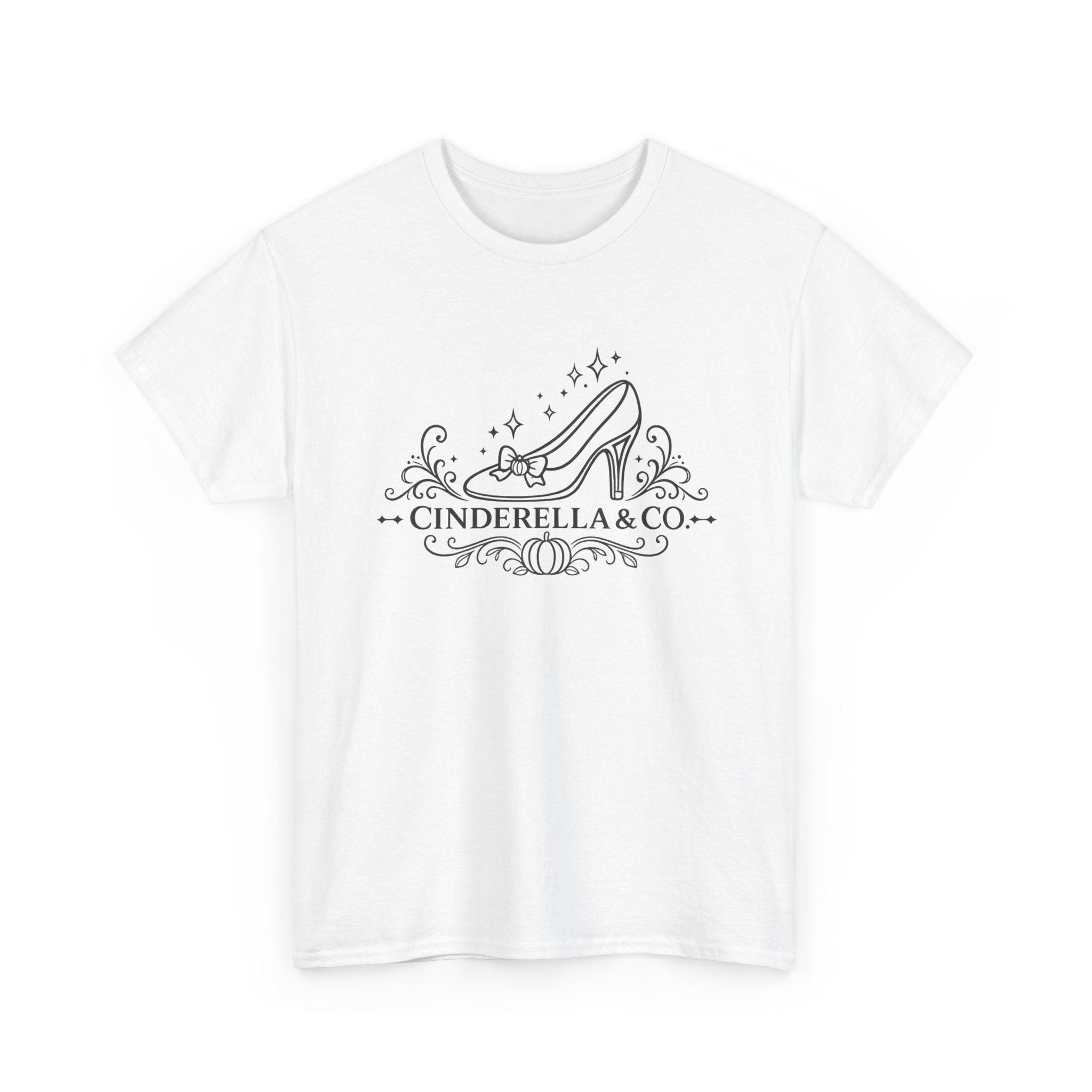 Cinderella & Co. Graphic Tee — Glass Slipper Vintage Logo T-Shirt