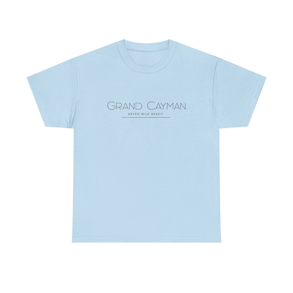 Grand Cayman Minimalist Logo Tee — Island Resort Vacation T‑Shirt