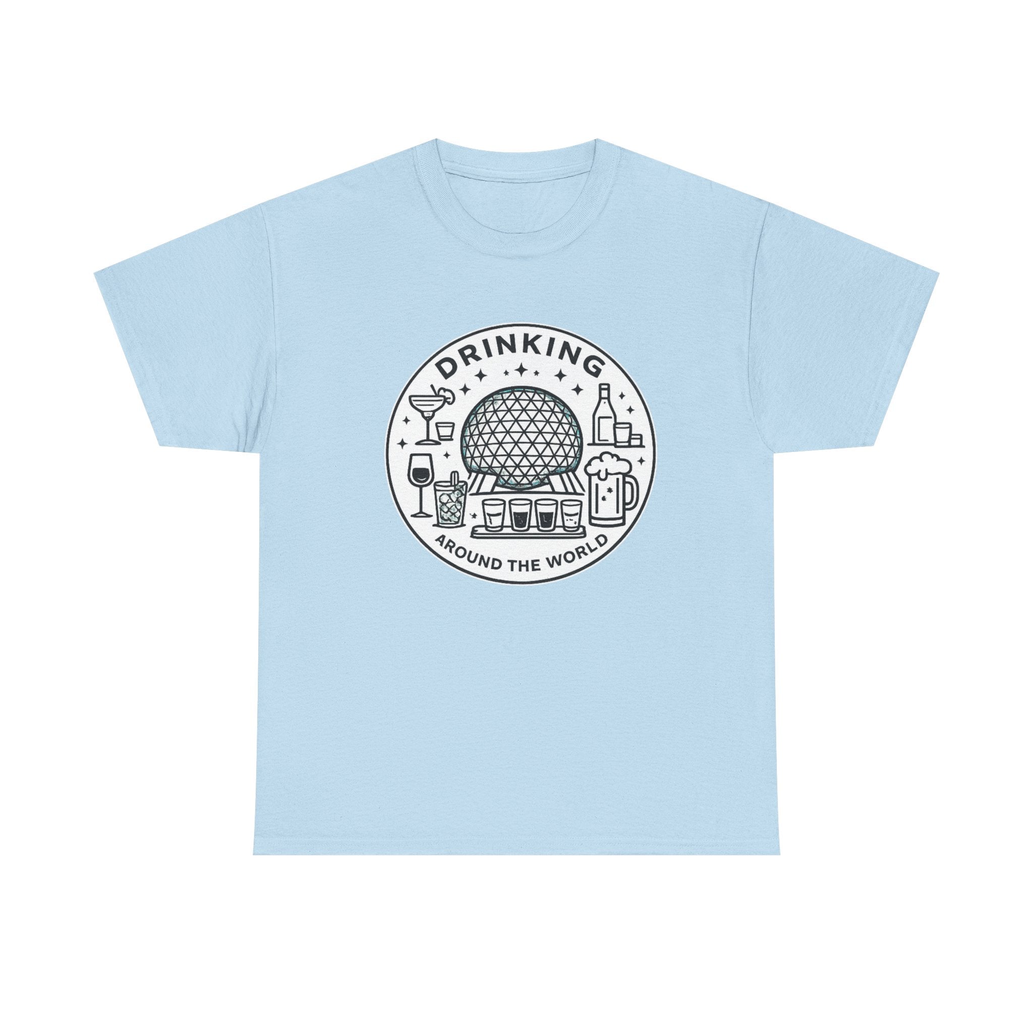 Drinking Around the World T-Shirt — World Traveler Graphic Tee