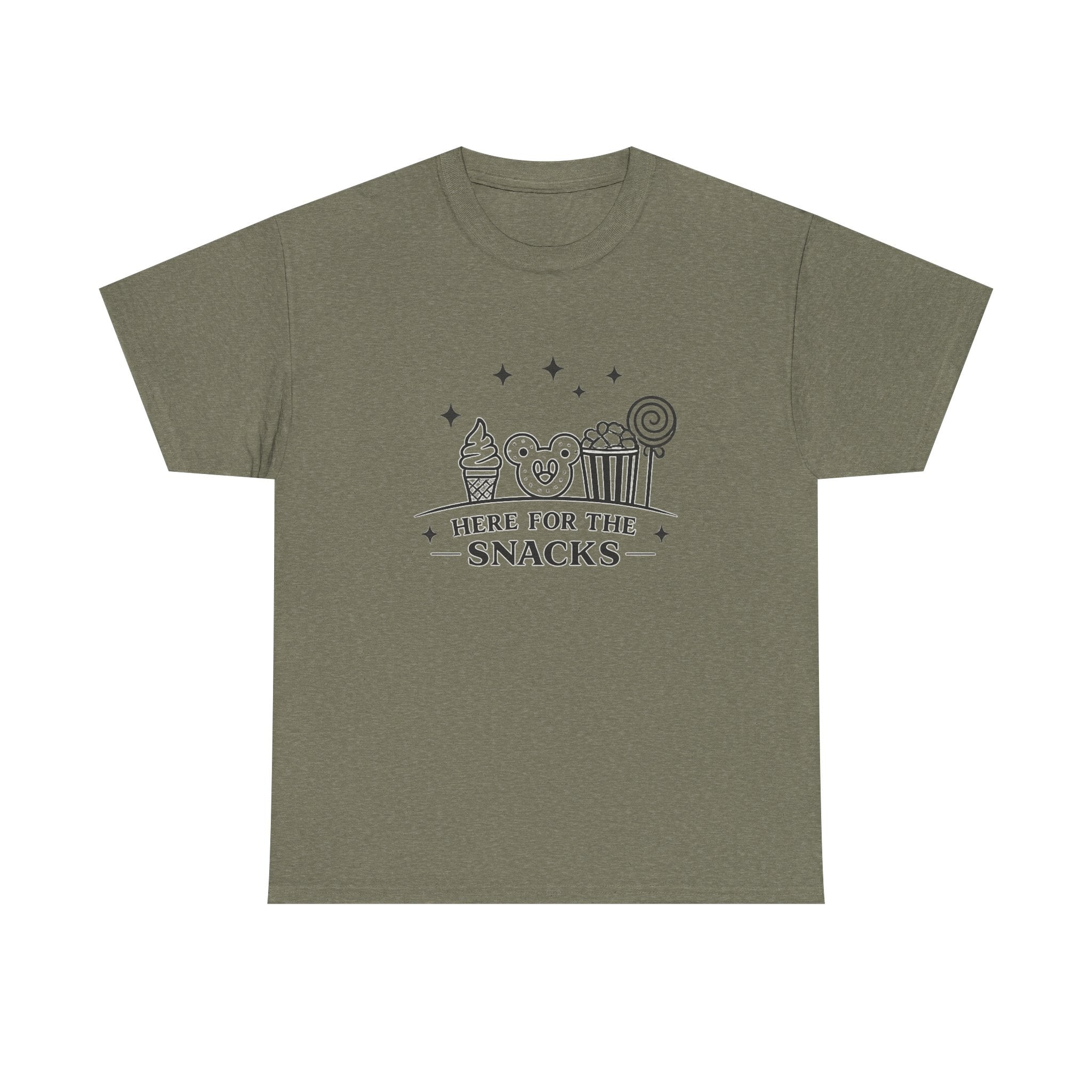 “Here for the Snacks” Theme Park T-Shirt
