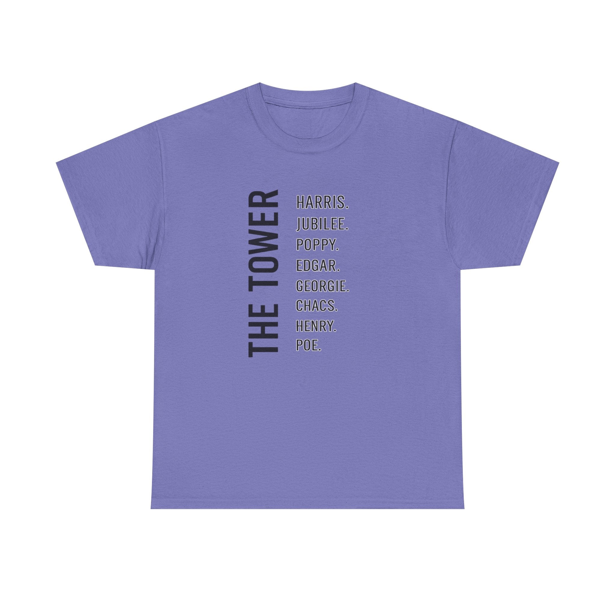 Tower of London Raven Names T-Shirt