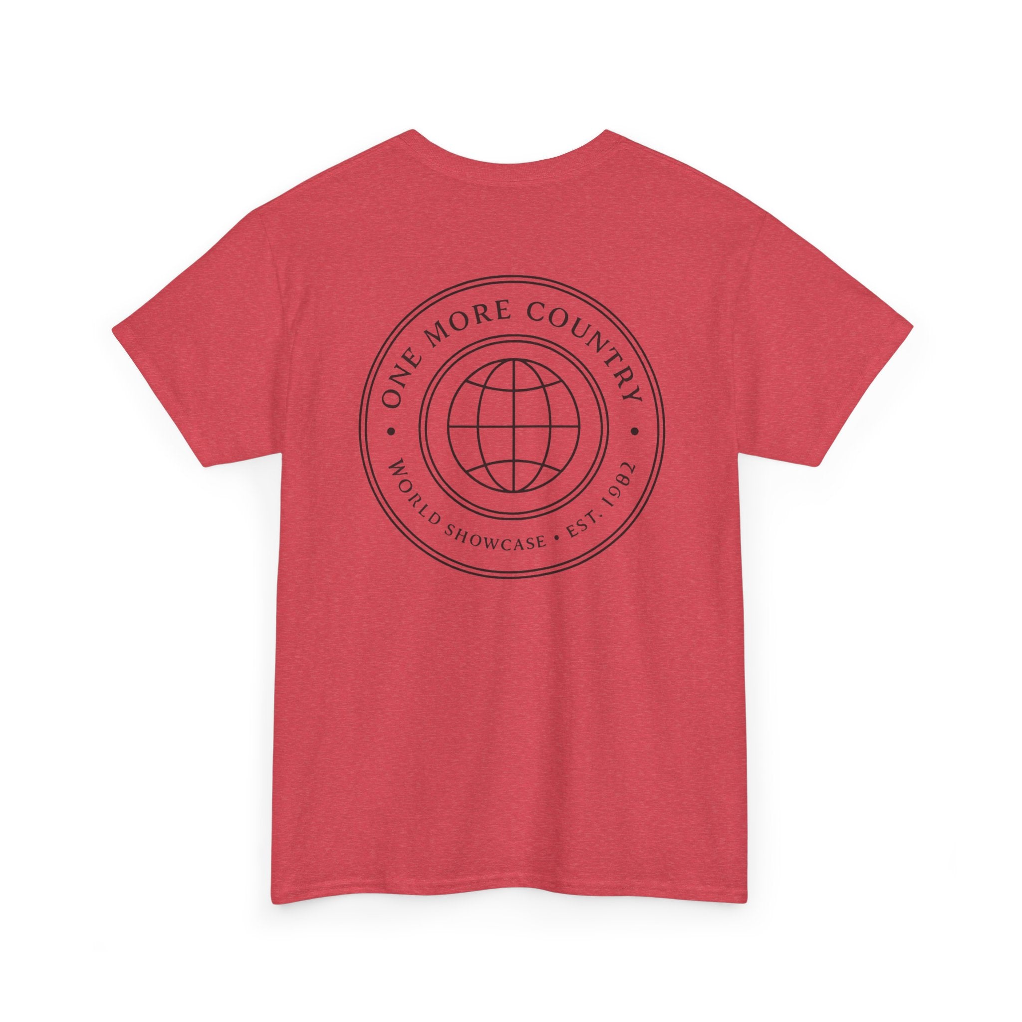 Drinking Around the World Theme Park Tee — "One More Country" Travel Bar Shirt