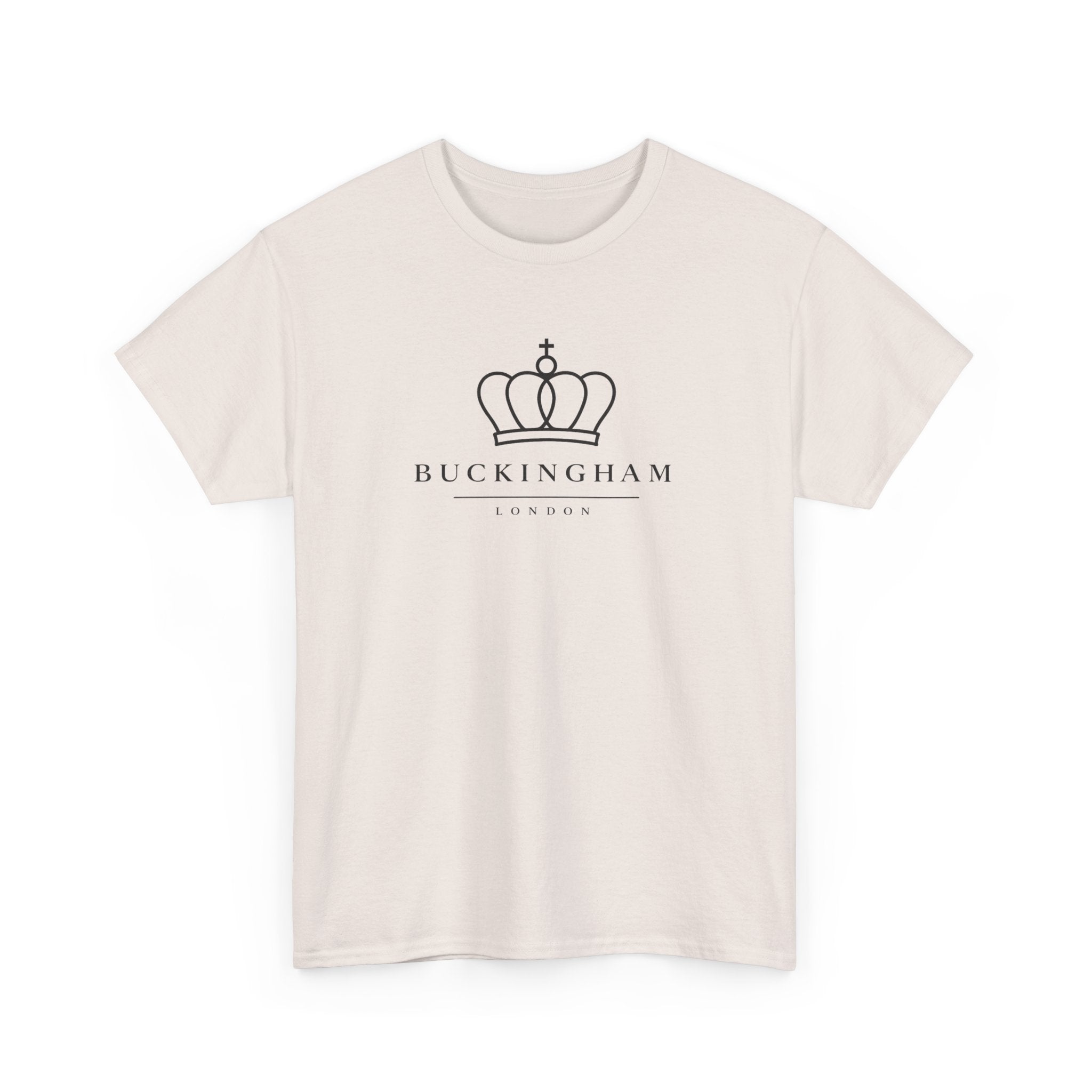 Buckingham Crown T‑Shirt – Minimalist Royal Logo Tee