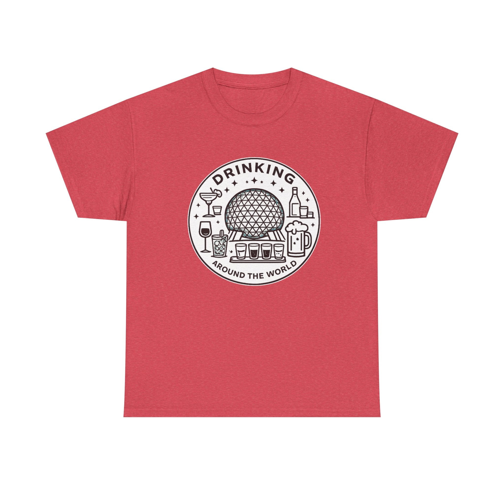 Drinking Around the World T-Shirt — World Traveler Graphic Tee