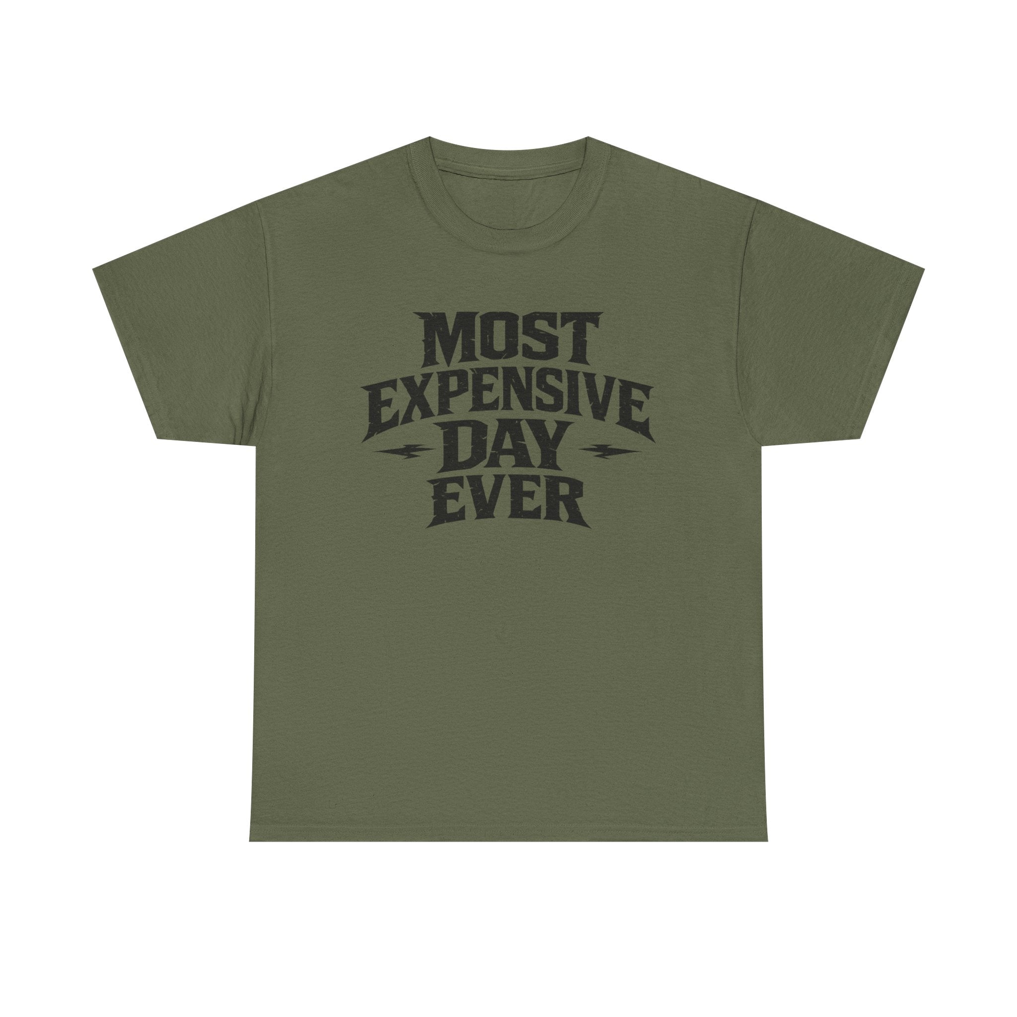 Theme Park Tee — "Most Expensive Day Ever" Graphic Shirt