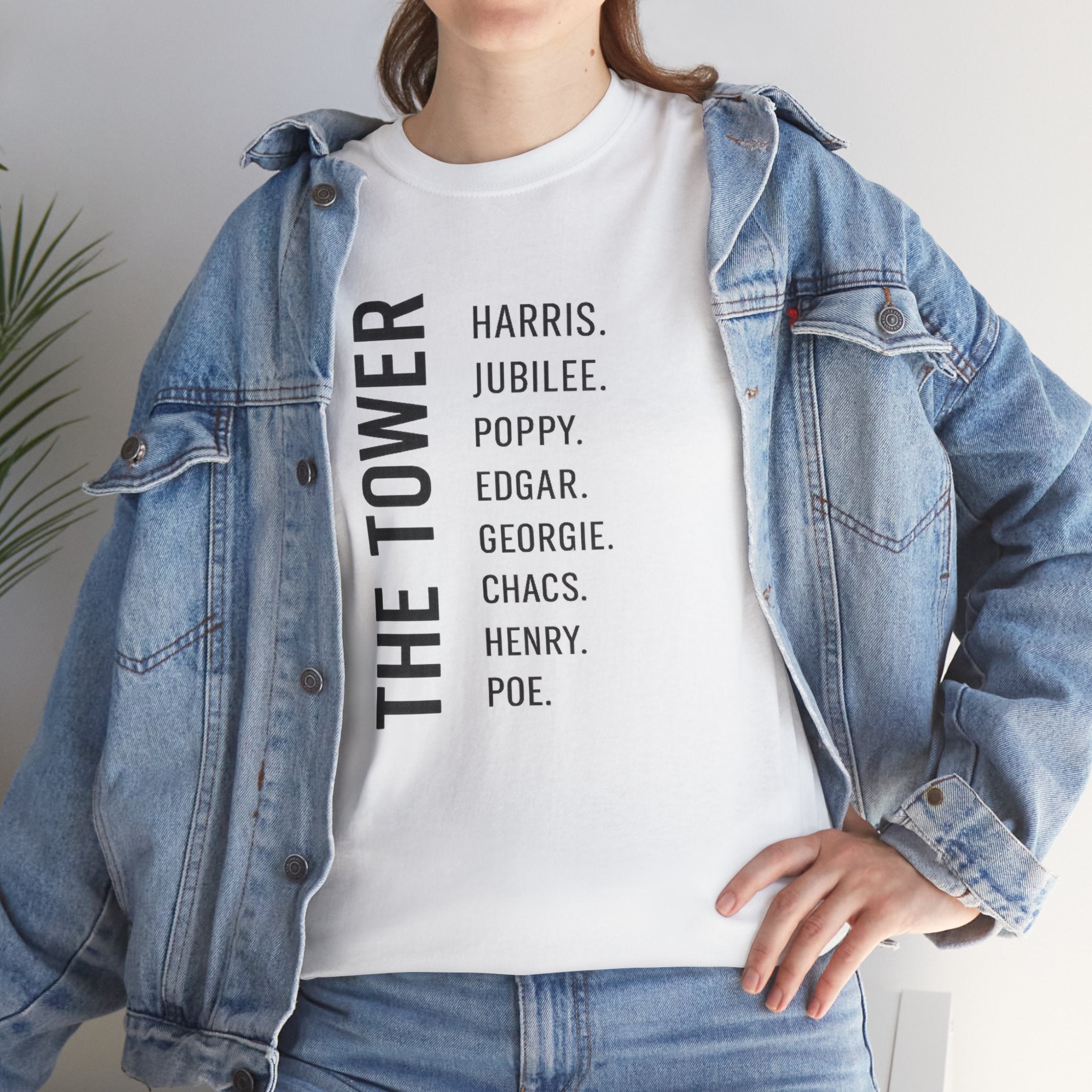 Tower of London Raven Names T-Shirt