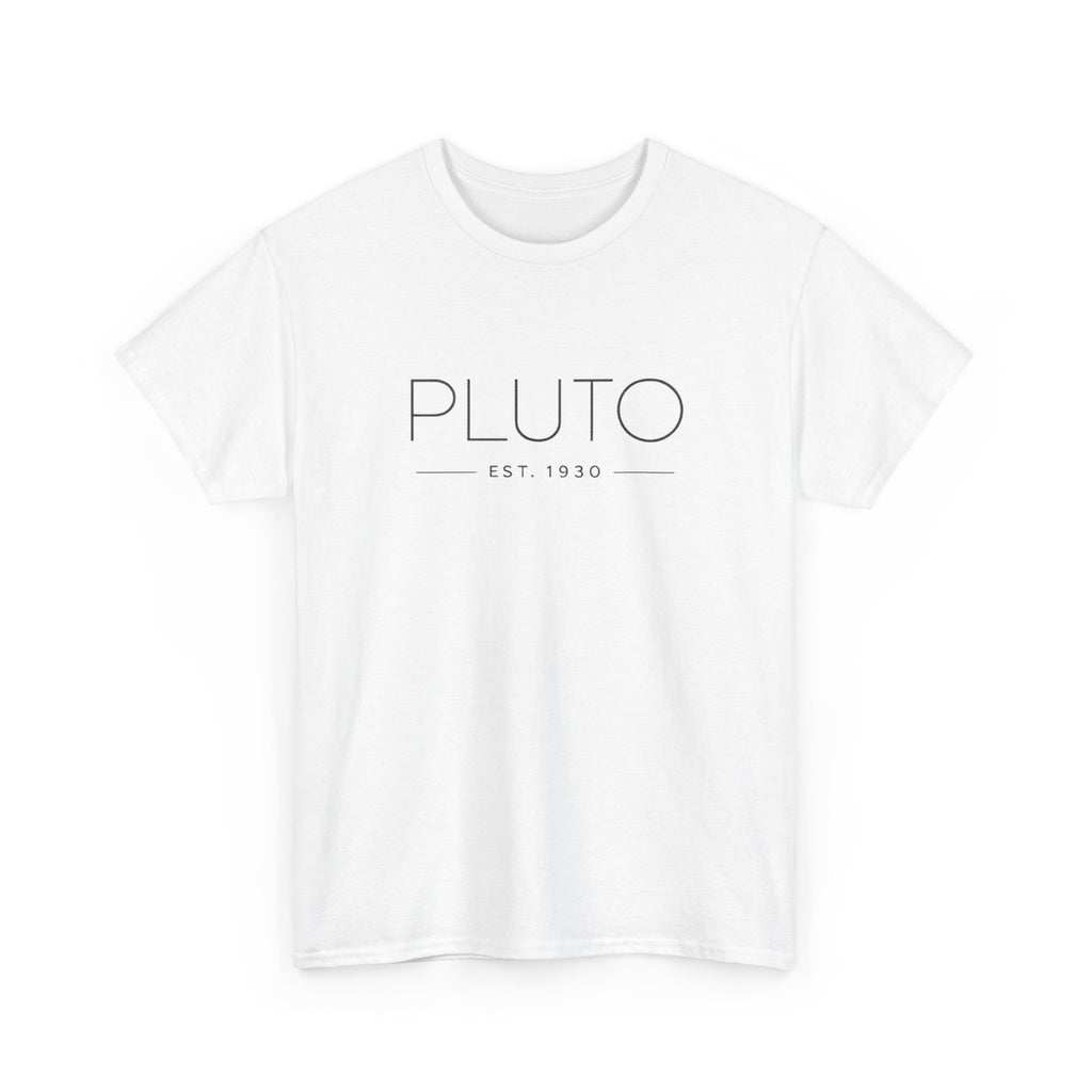 Pluto Theme Park T-Shirt — Minimalist Graphic Tee