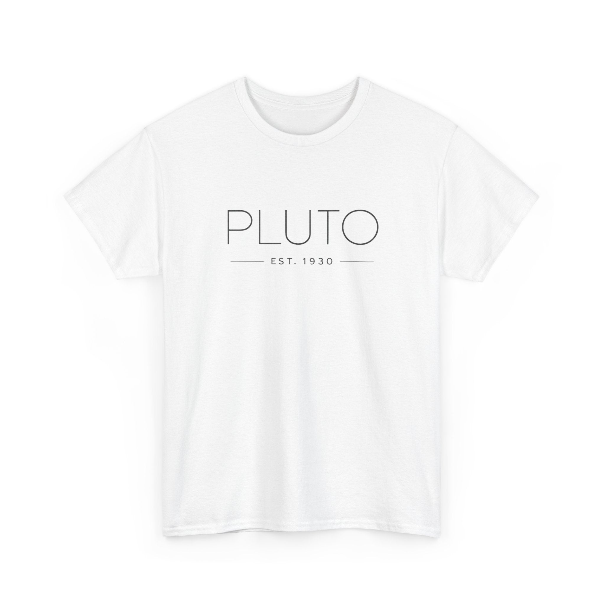 Pluto Theme Park T-Shirt — Minimalist Graphic Tee