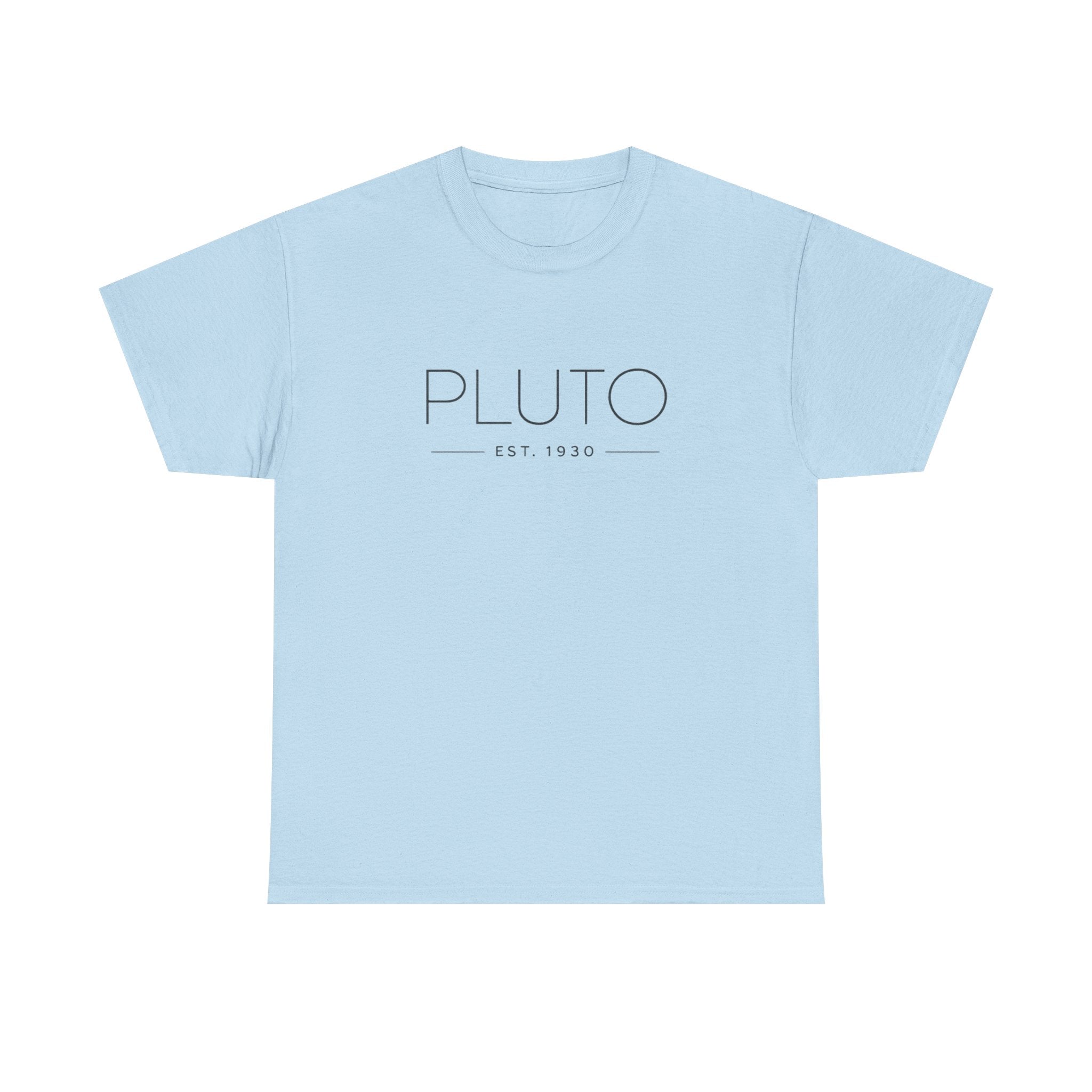 Pluto Theme Park T-Shirt — Minimalist Graphic Tee