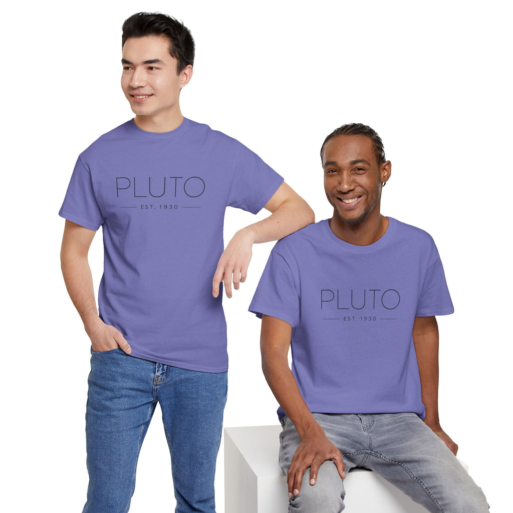 Pluto Theme Park T-Shirt — Minimalist Graphic Tee