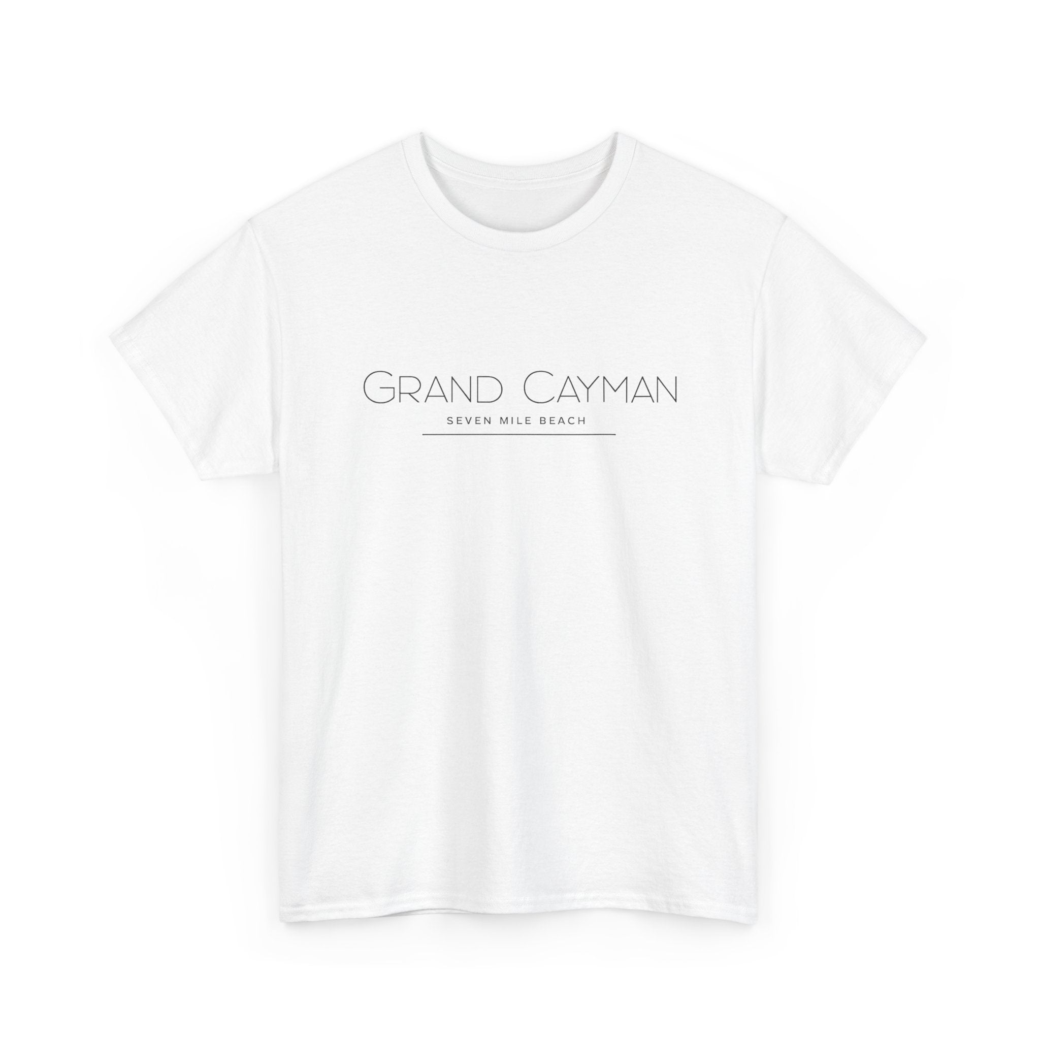 Grand Cayman Minimalist Logo Tee — Island Resort Vacation T‑Shirt